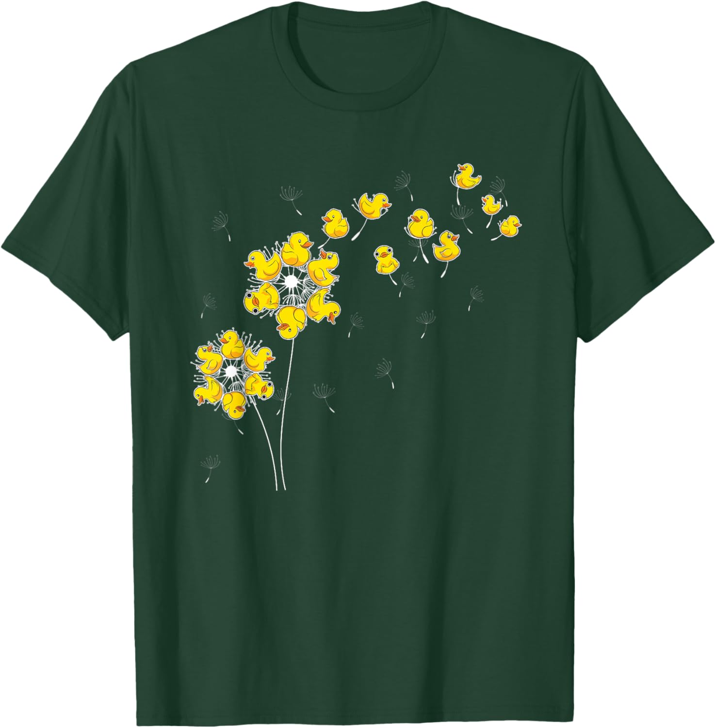 Rubber Duck, Dandelion, Squeaky Duck T-Shirt - T-Shirt | Forest