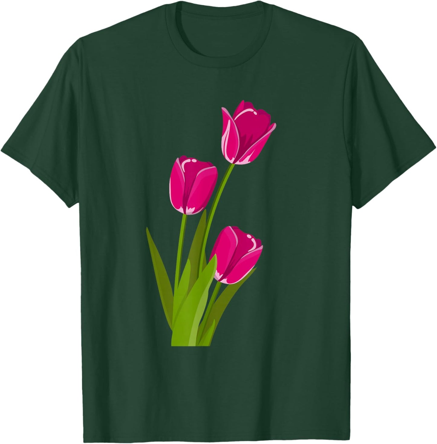 Pink Tulips lover T-Shirt - T-Shirt | Forest