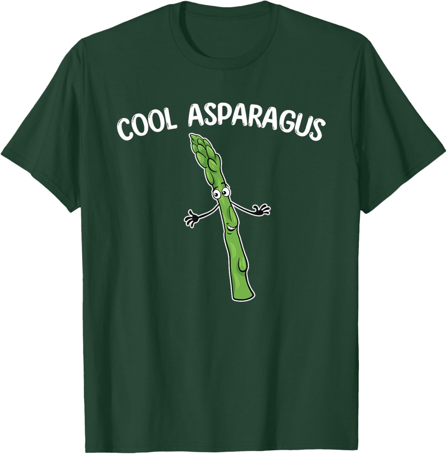 Cool Asparagus Funny Costume Vegetable Lover T-Shirt - T-Shirt | Forest