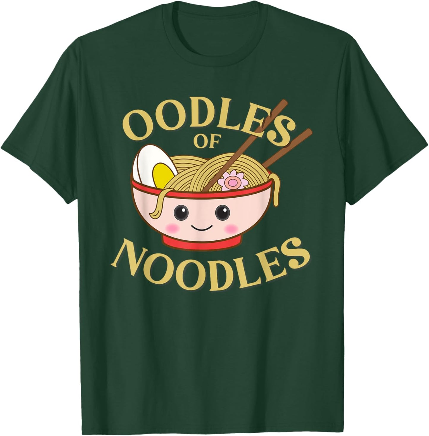 Ramen Cute Kawaii Japanese Oodles of Noodles T-Shirt - T-Shirt | Forest