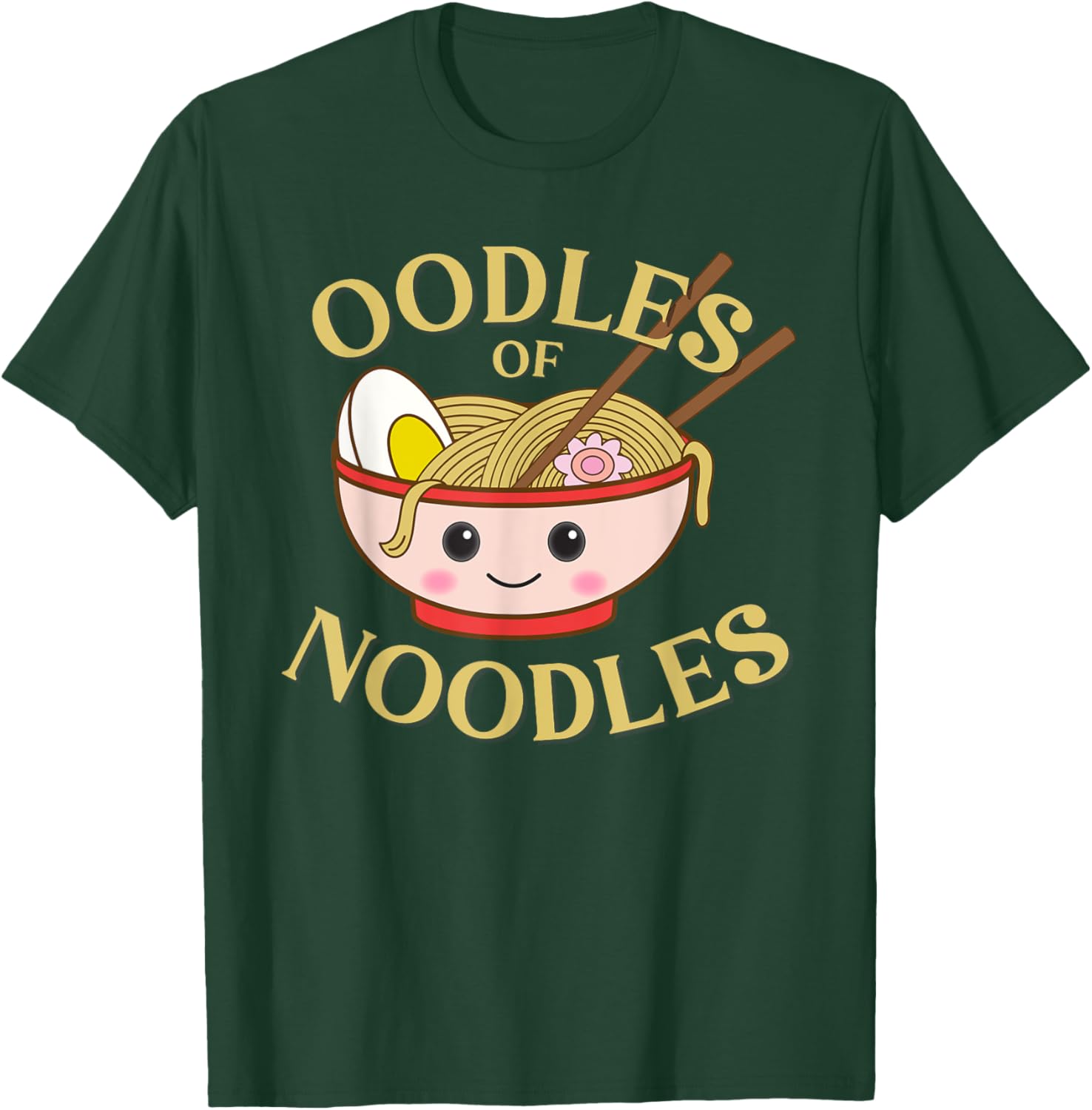 Ramen Cute Kawaii Japanese Oodles of Noodles T-Shirt - T-Shirt | Forest