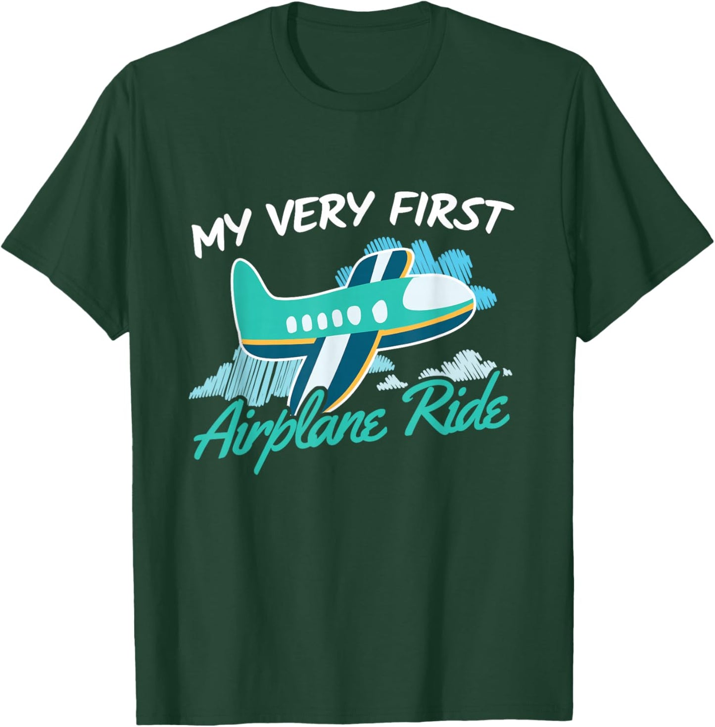 My very first Plane Ride T-Shirt - T-Shirt | Forest