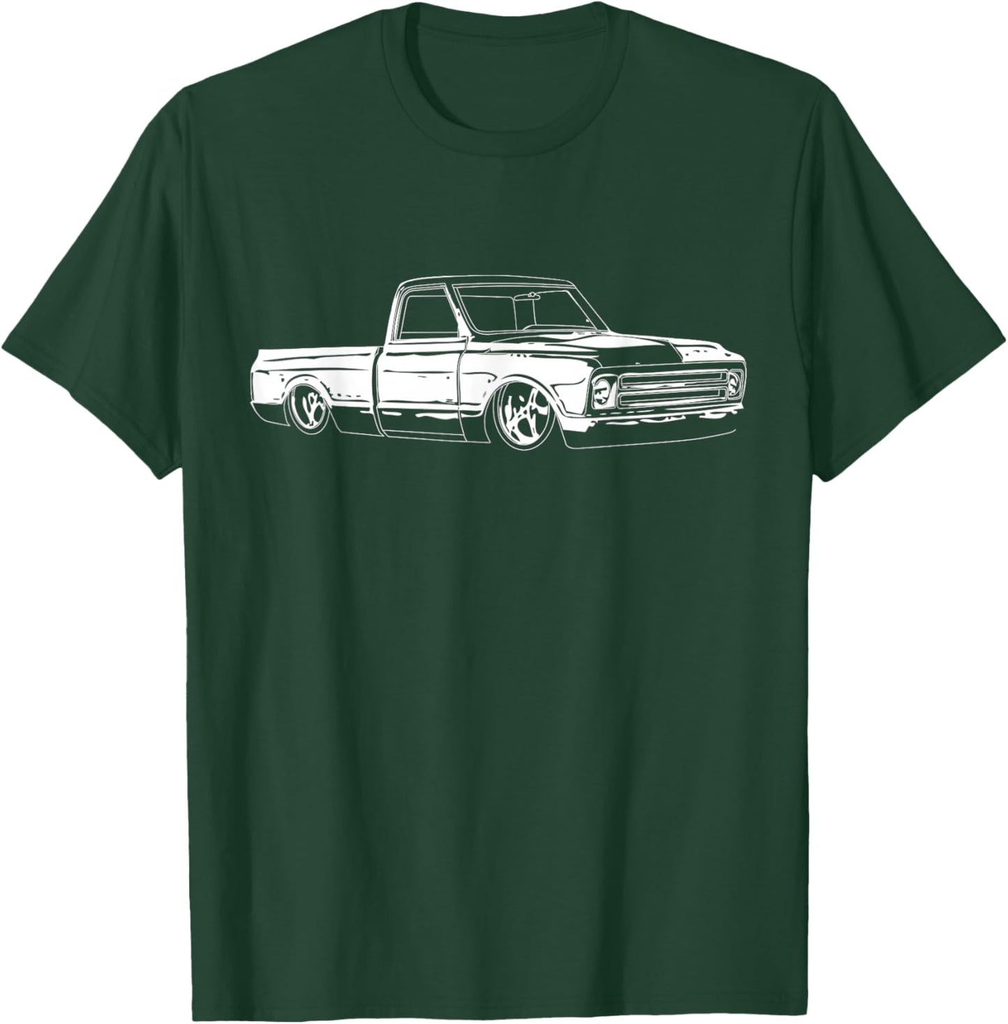 Classic 1967 C10 Truck C10 Truck Custom 10 T-Shirt - T-Shirt | Forest