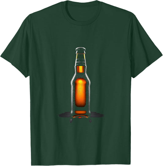 Ocdo Zok Photorealistic IPA Beer Bottle T-Shirt - T-Shirt | Forest
