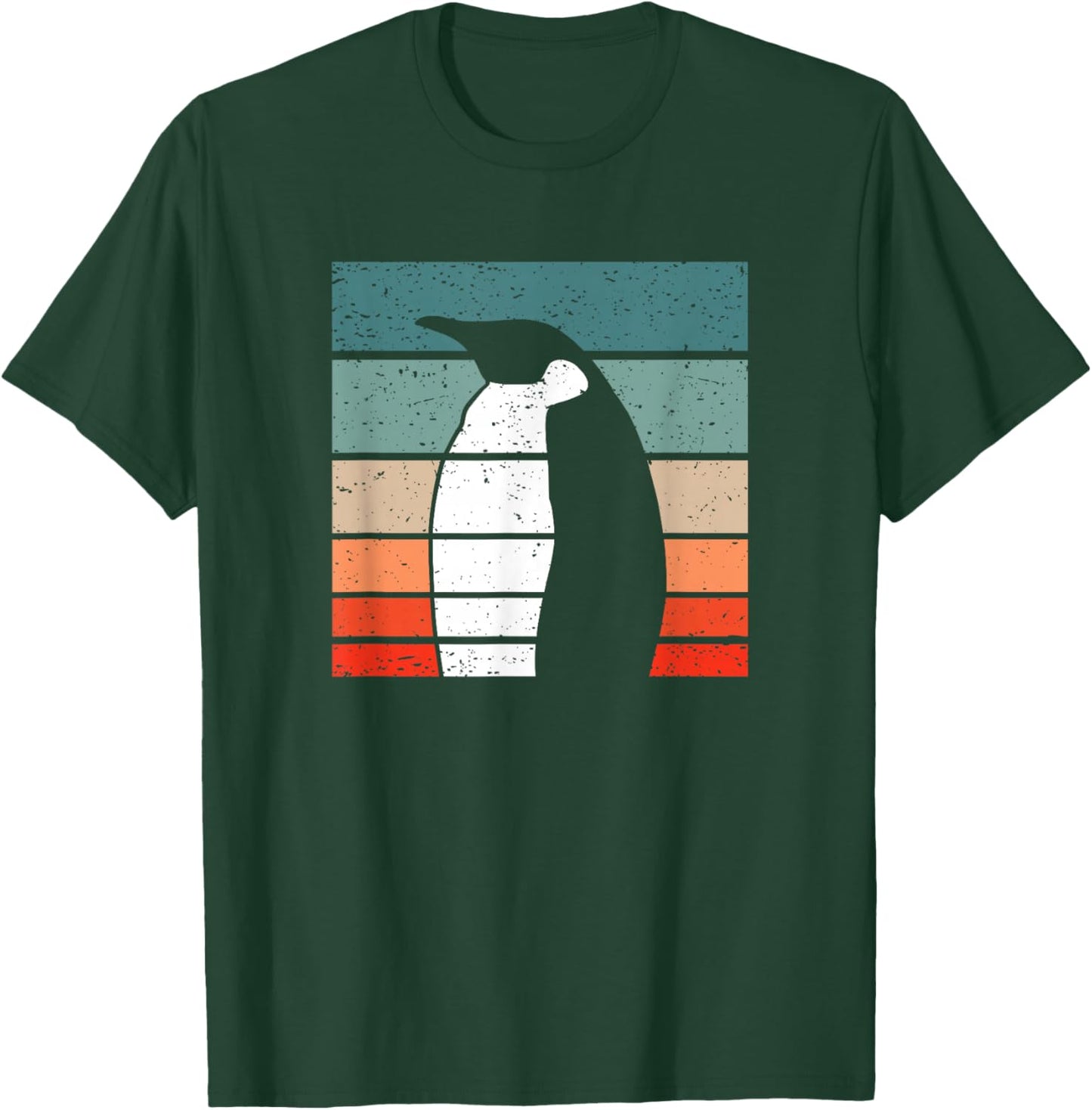 Penguin Retro Style Vintage T-Shirt - T-Shirt | Forest
