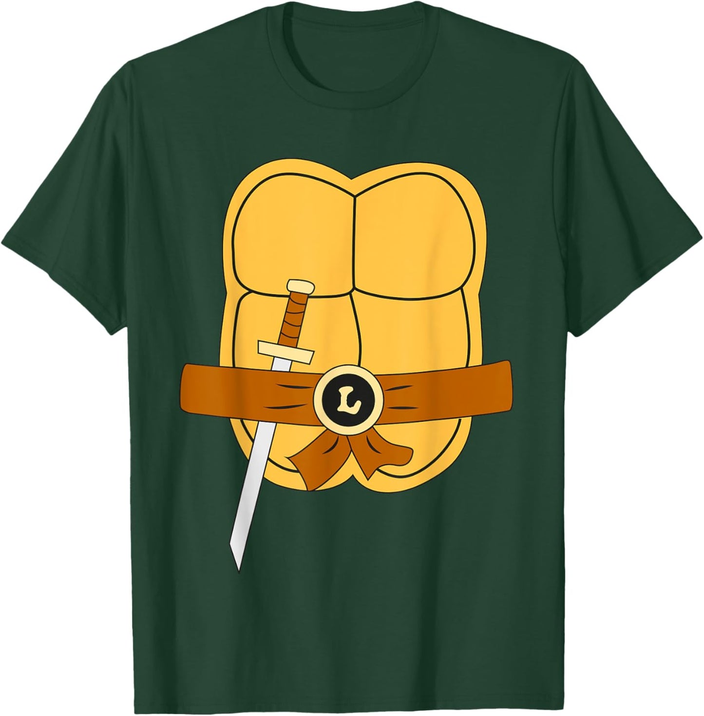 Mademark x Teenage Mutant Ninja Turtles - Leonardo Easy Halloween Costume T-Shirt - T-Shirt | Forest