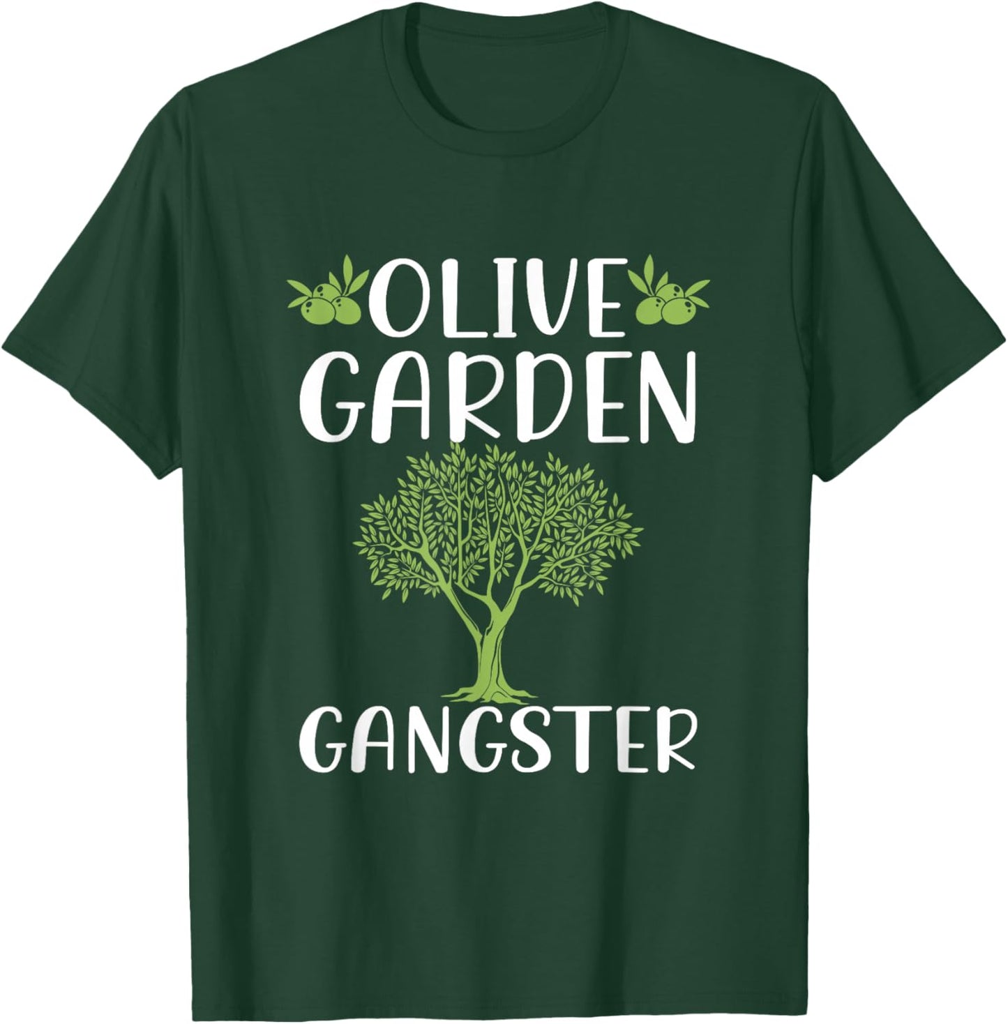 Olive Garden Shirt Gardening Men Women Olive T-Shirt - T-Shirt | Forest