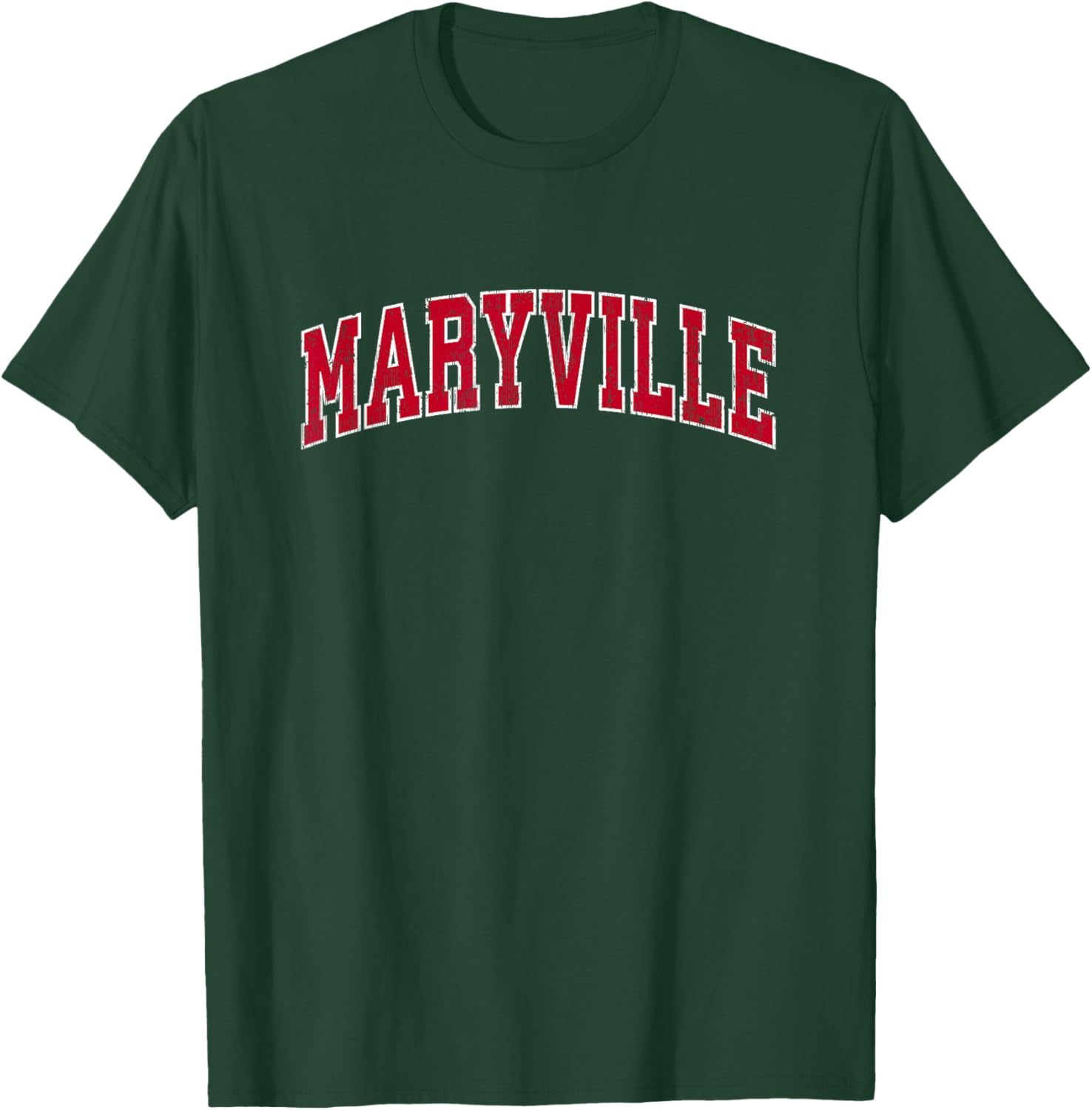 Maryville Missouri MO Vintage Sports Design Red Design T-Shirt - T-Shirt | Forest