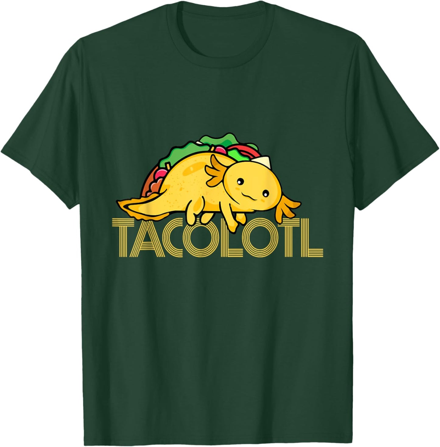 Taco Lover Men Axolotl Lover Women Cute Mexican Axolotl T-Shirt - T-Shirt | Forest