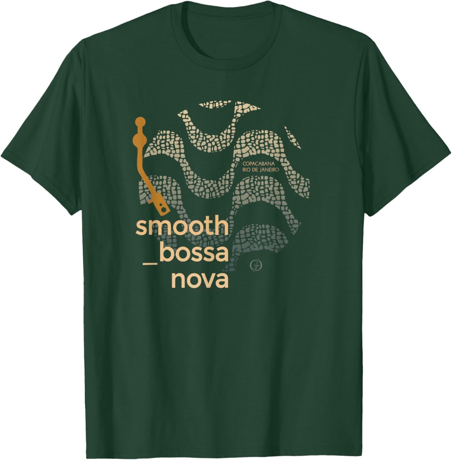 Vintage Smooth Bossa Nova #2 Copacabana Rio de Janeiro T-Shirt - T-Shirt | Forest