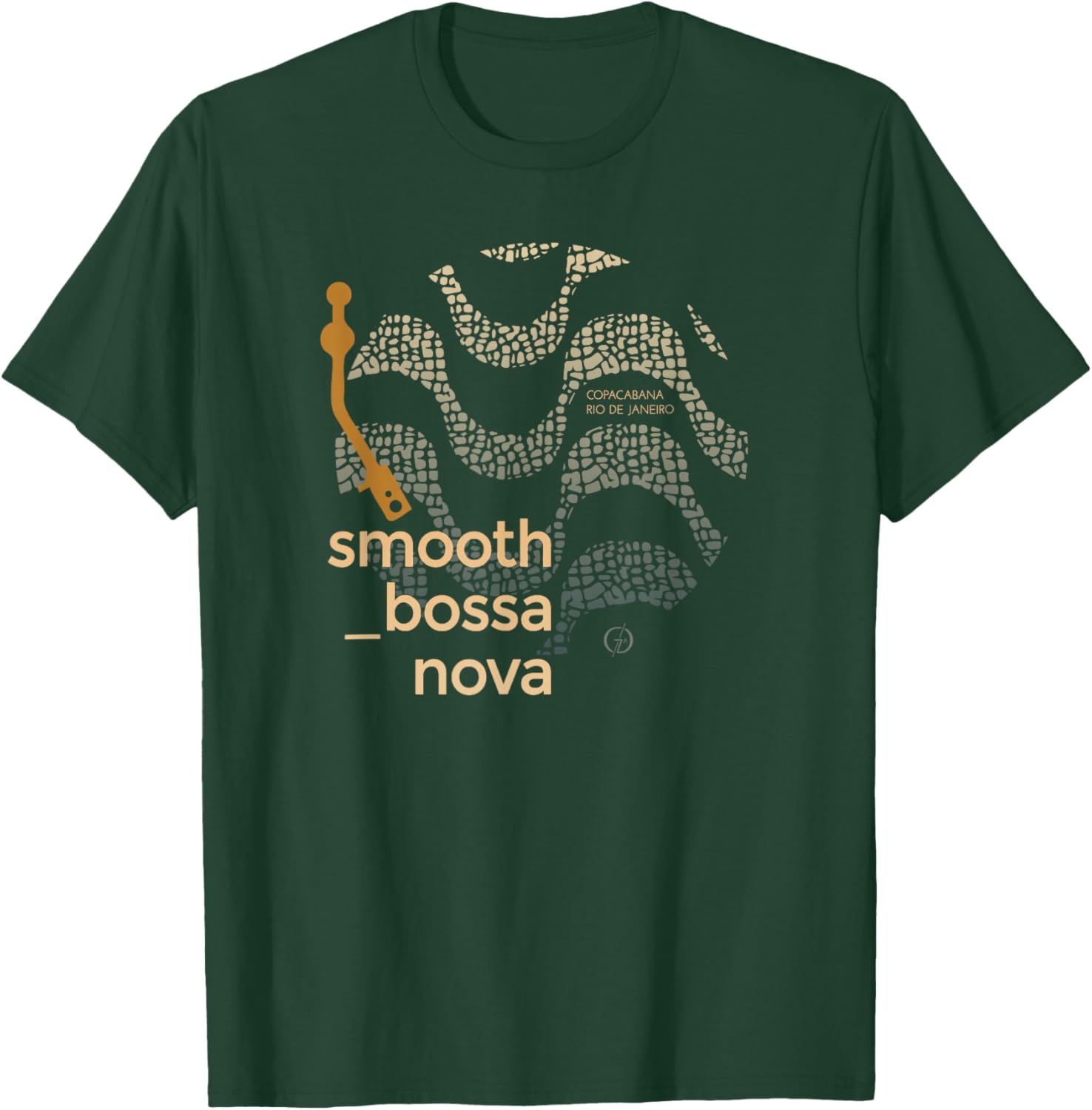 Vintage Smooth Bossa Nova #2 Copacabana Rio de Janeiro T-Shirt - T-Shirt | Forest
