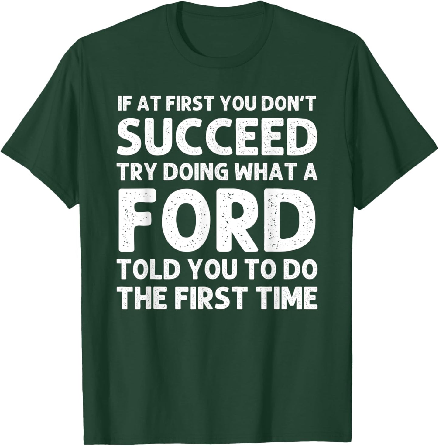 FORD Funny Surname Family Tree Birthday Reunion Idea T-Shirt - T-Shirt | Forest