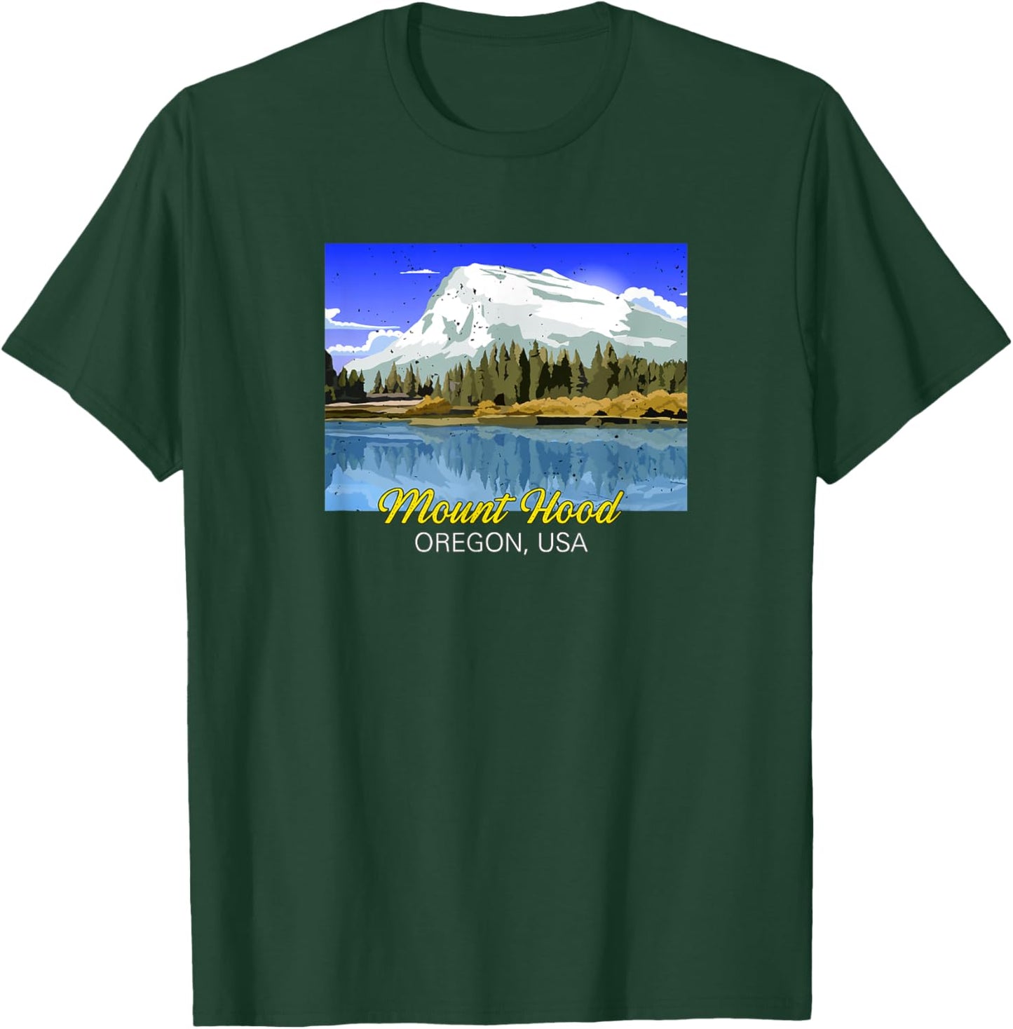 Mount Hood in Oregon T-Shirt - T-Shirt | Forest