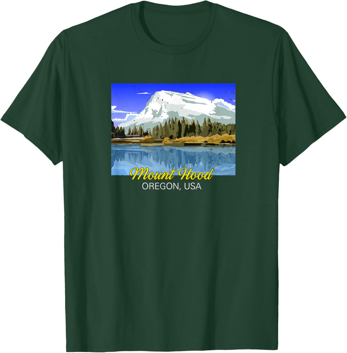 Mount Hood in Oregon T-Shirt - T-Shirt | Forest