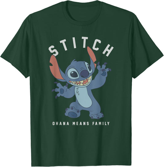 Disney Lilo & Stitch Claws Out Ohana Means Family T-Shirt - T-Shirt | Forest