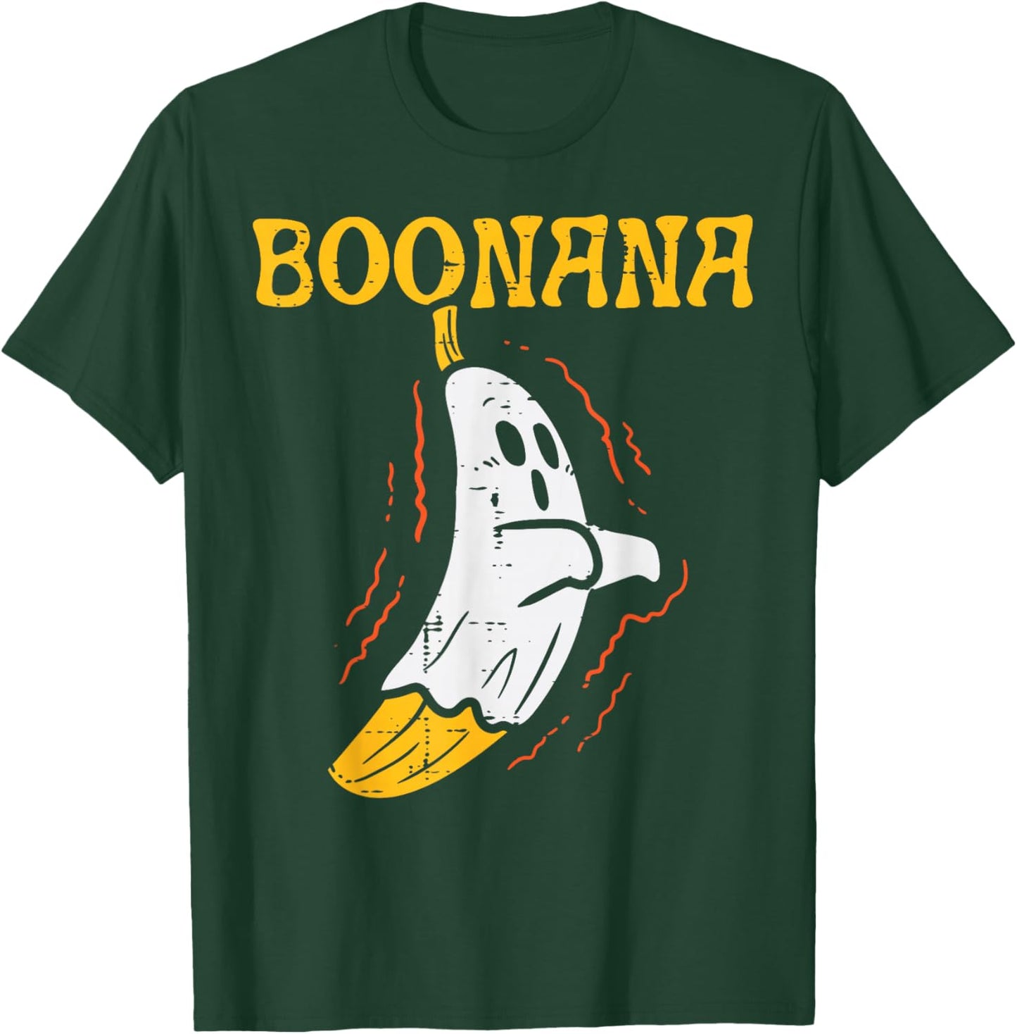Boonana Cute Ghost Banana Halloween Costume Men Women Kids T-Shirt - T-Shirt | Forest