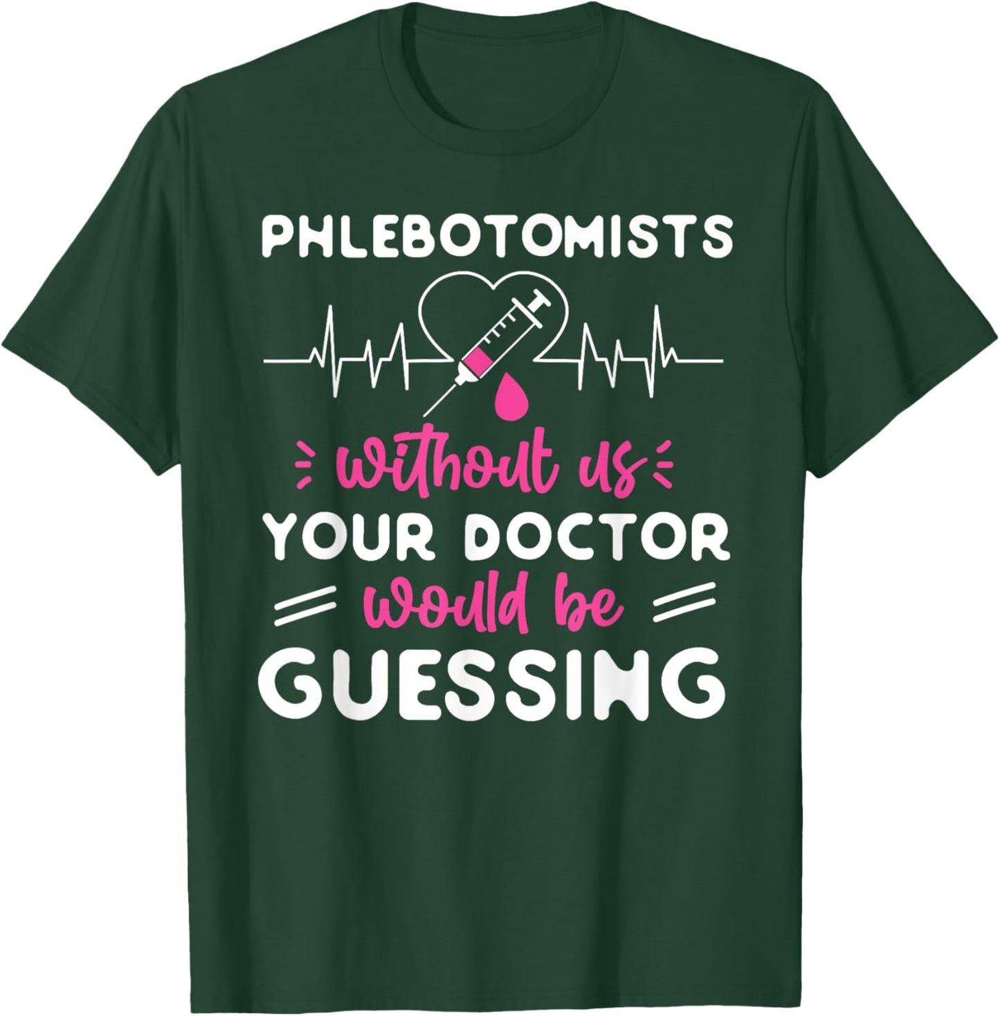 Funny Phlebotomy Lab HS0 Black Men's Classic Short Sleeve T-Shirt - T-Shirt | Forest