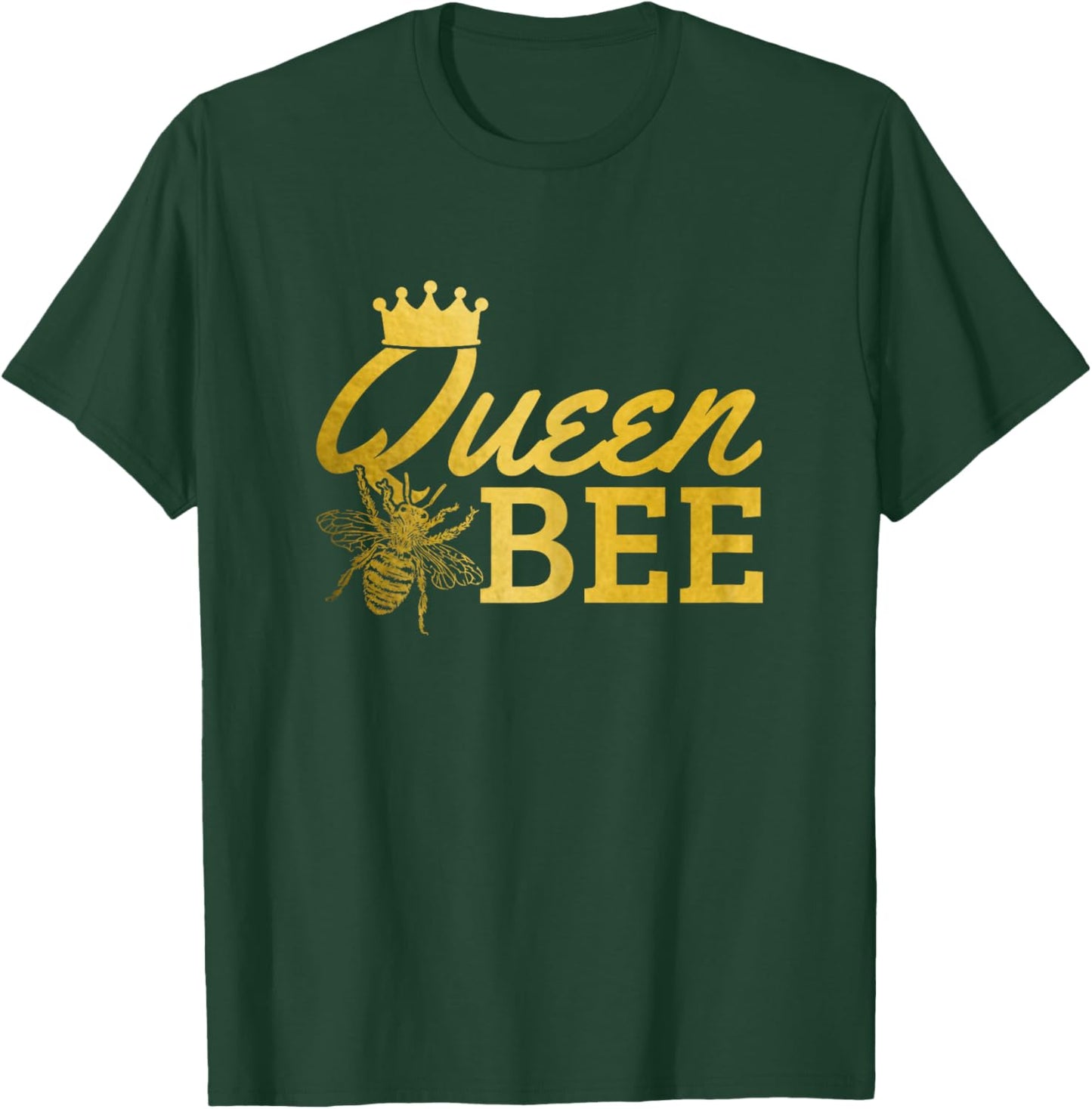 Queen Bee Beekeeper Beekeeping Vintage Funny Cute Girls Bee T-Shirt - T-Shirt | Forest