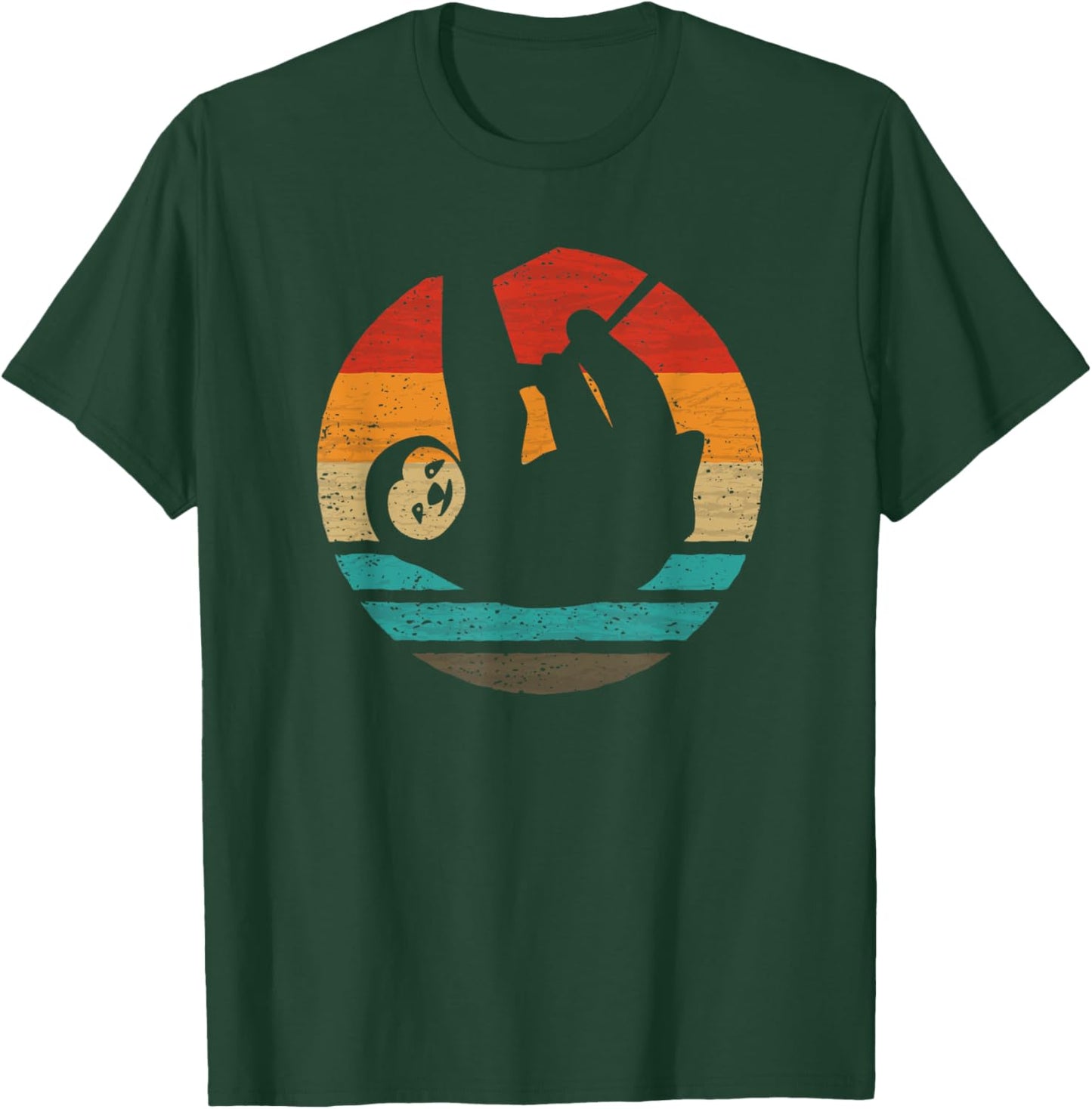 Sloth Retro Style Vintage T-Shirt - T-Shirt | Forest