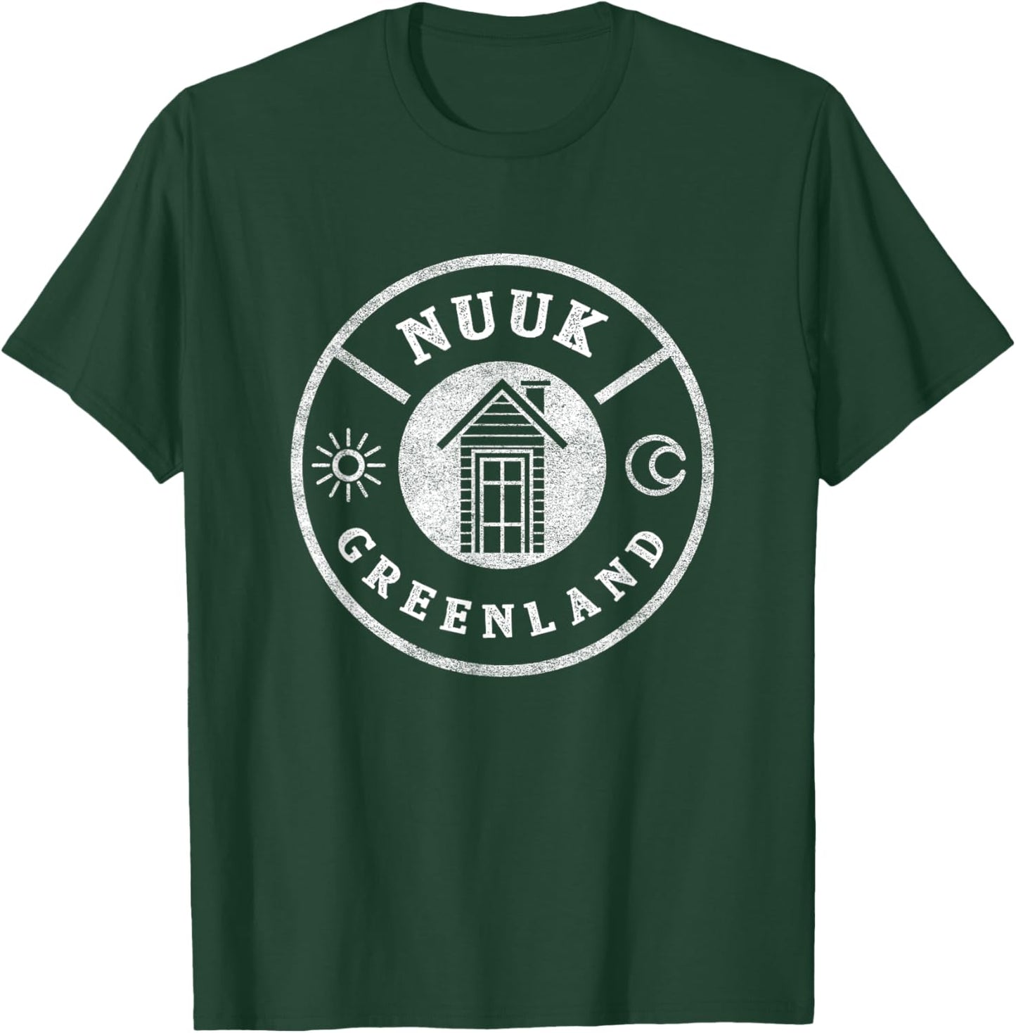 Vintage Nuuk Greenland Shirt T-Shirt - T-Shirt | Forest