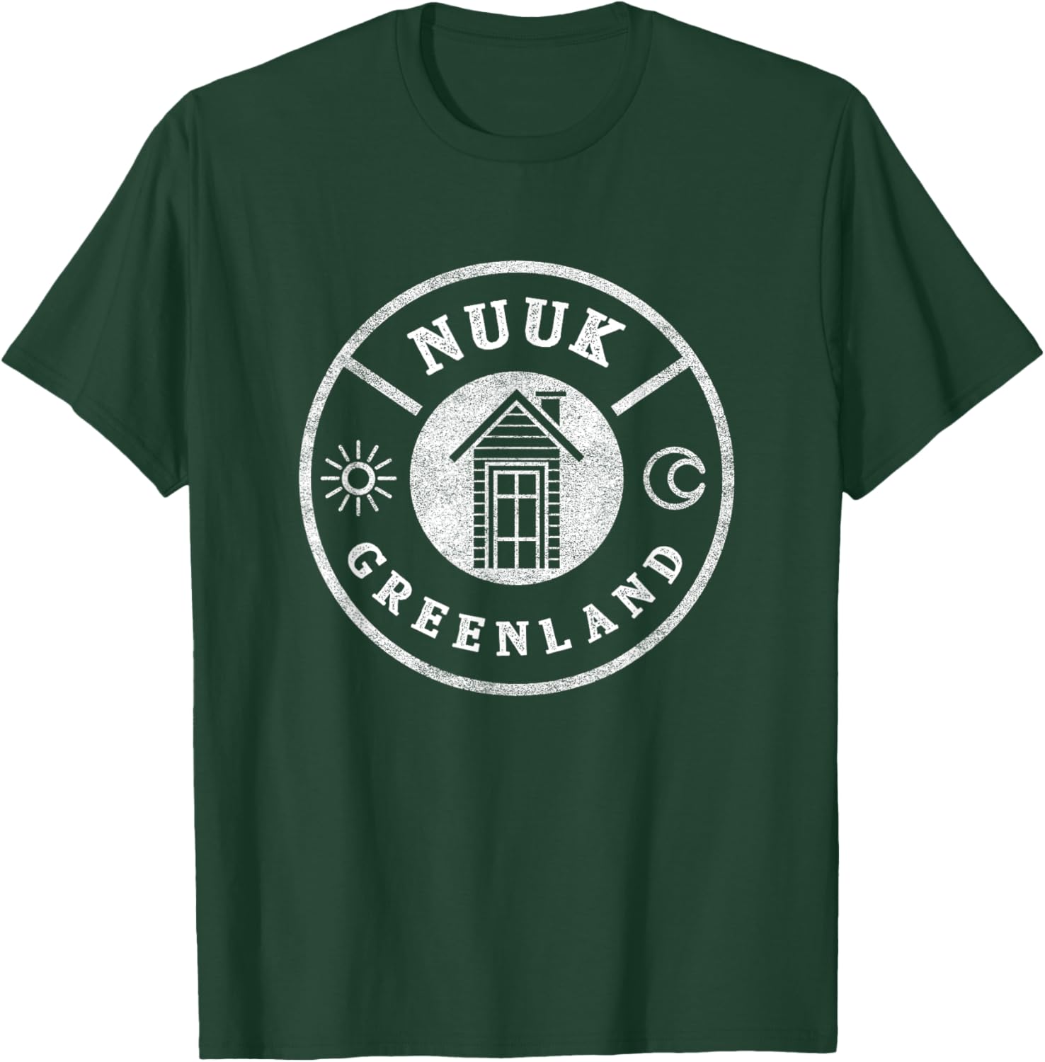 Vintage Nuuk Greenland Shirt T-Shirt - T-Shirt | Forest