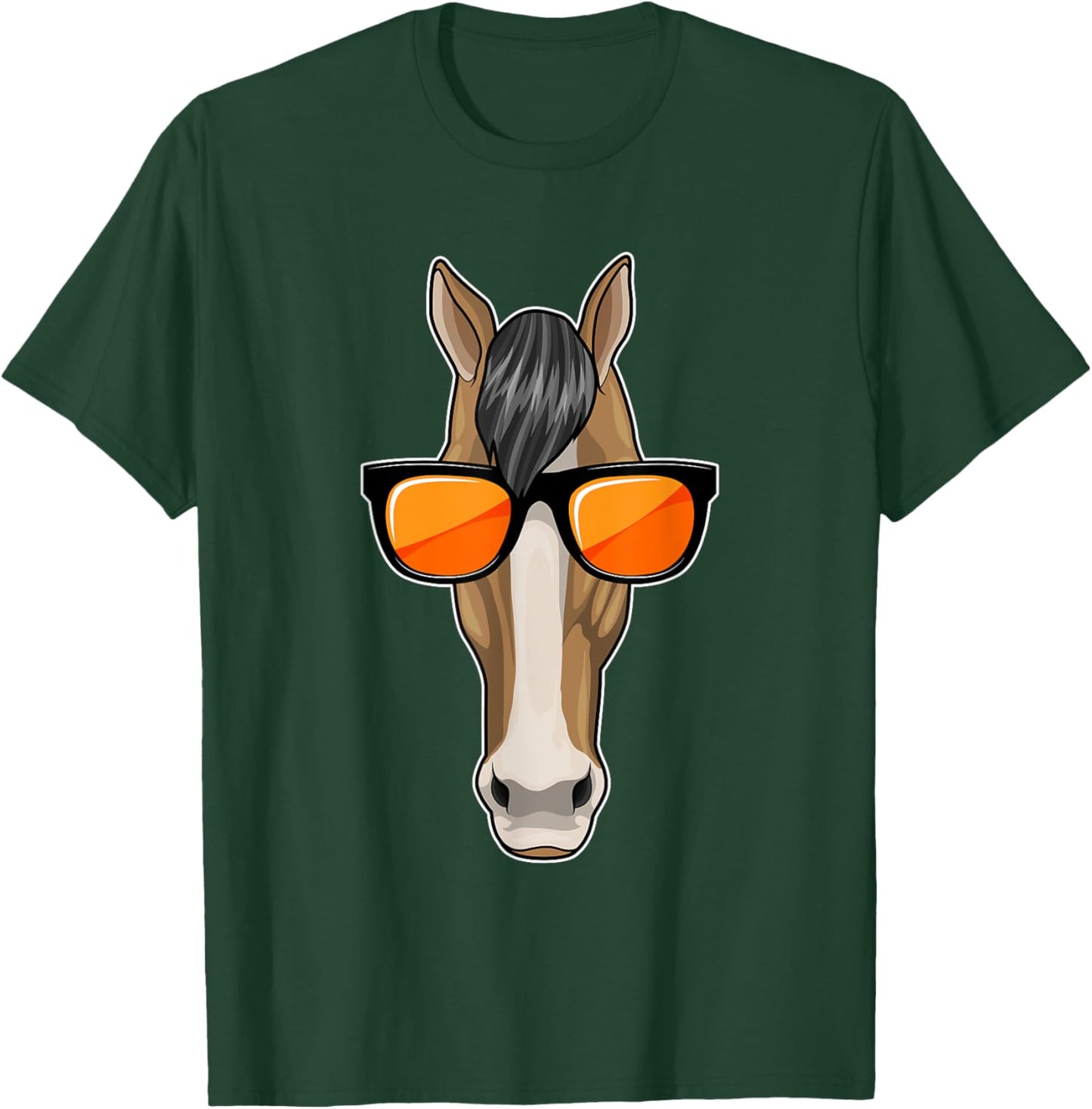 Horse Sunglasses T-Shirt - T-Shirt | Forest