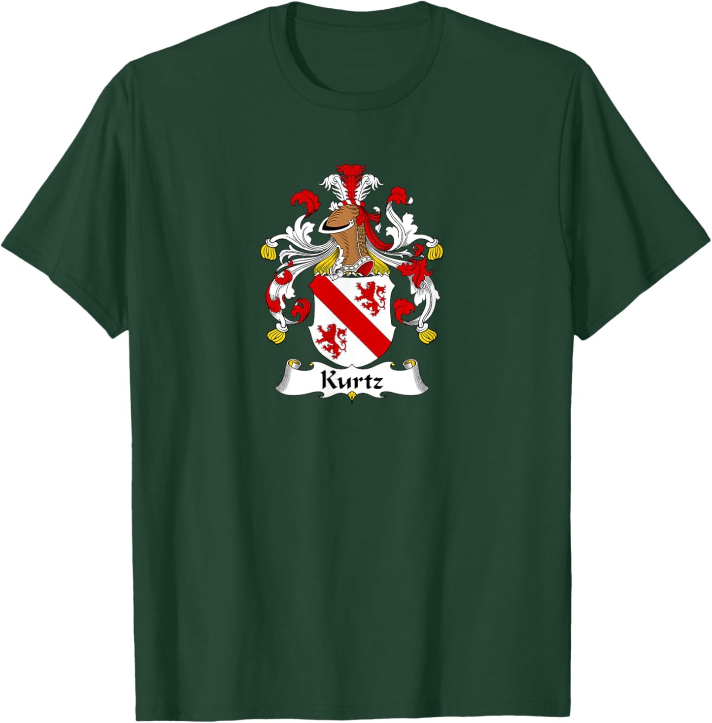Kurtz Coat of Arms - Family Crest T-Shirt - T-Shirt | Forest