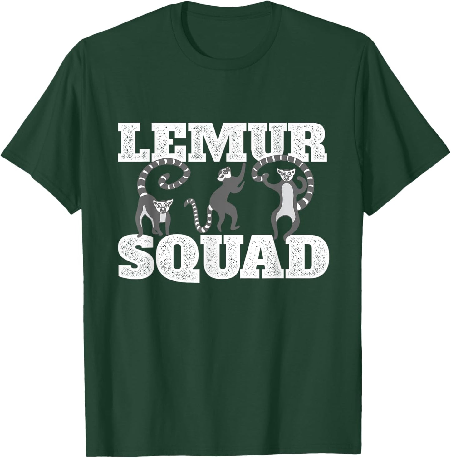 Lemur Squad - Zookeeper Animal Researcher Lemur Lover T-Shirt - T-Shirt | Forest