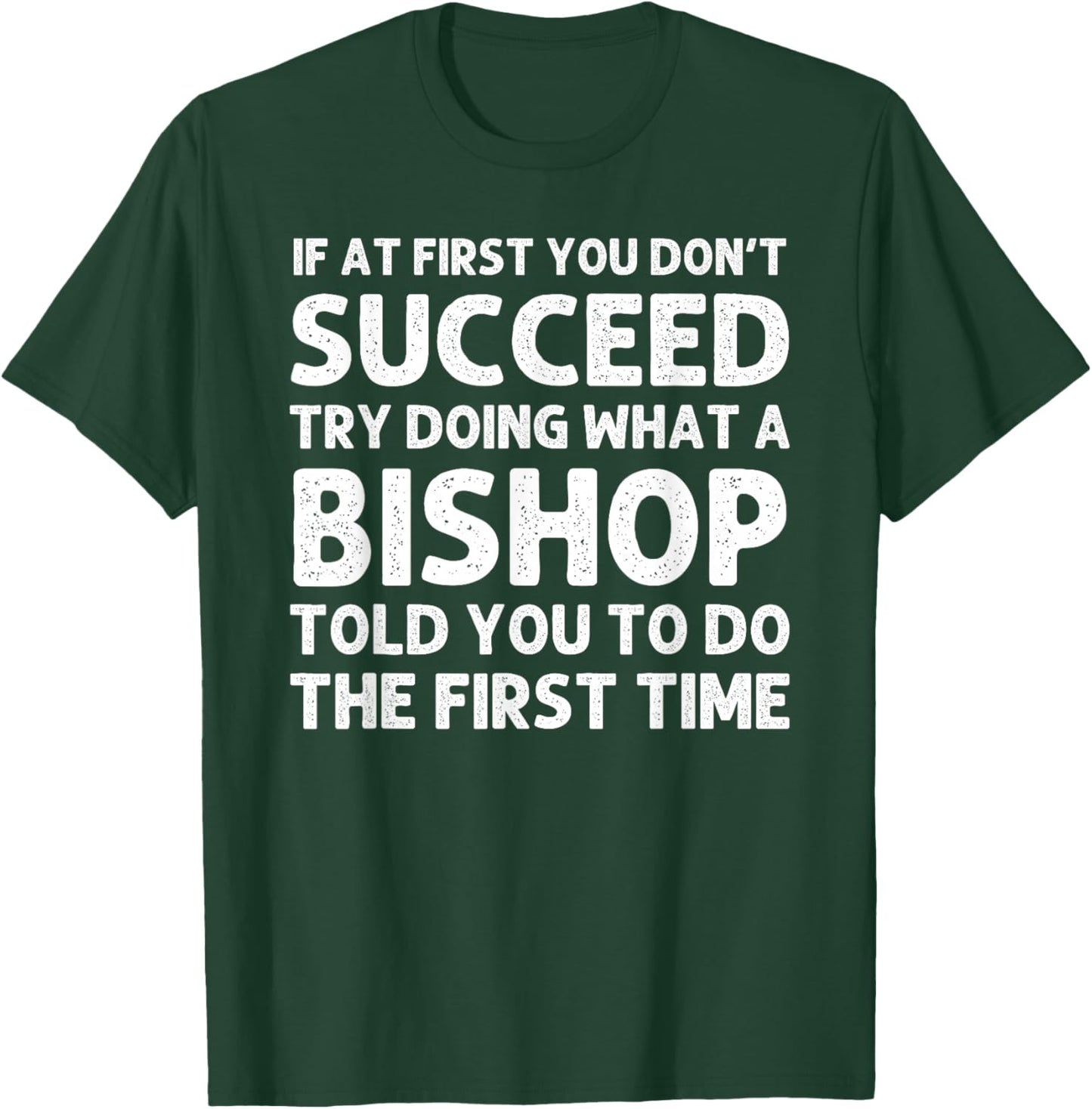 BISHOP Funny Surname Family Tree Birthday Reunion Idea T-Shirt - T-Shirt | Forest
