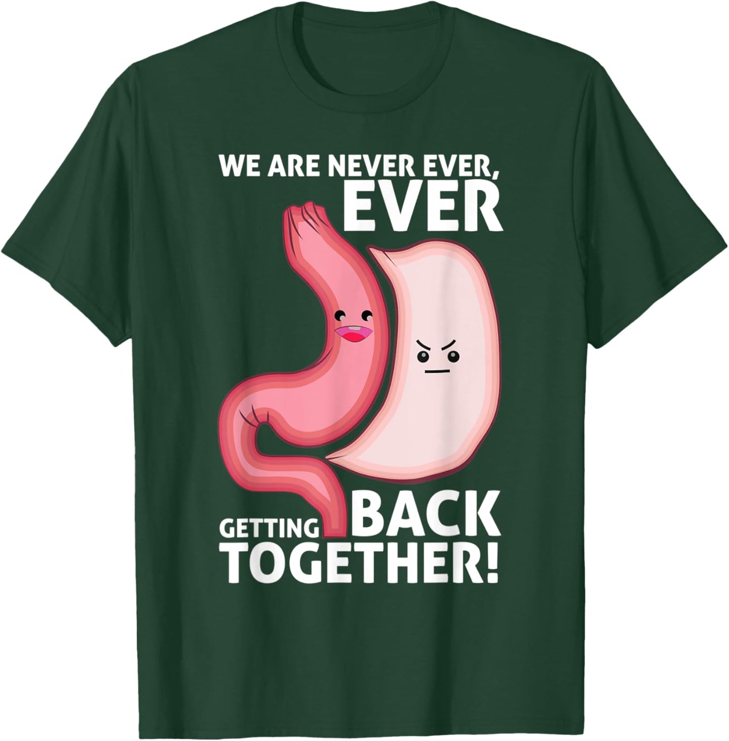 Gastric Stomach Surgery Weight Loss Medical Awareness T-Shirt - T-Shirt | Forest