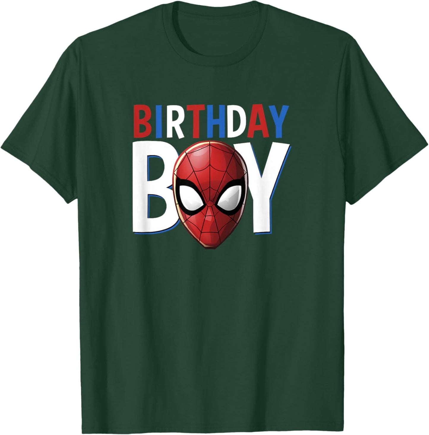 Marvel Spider-Man Birthday Boy Small T-Shirt - T-Shirt | Forest