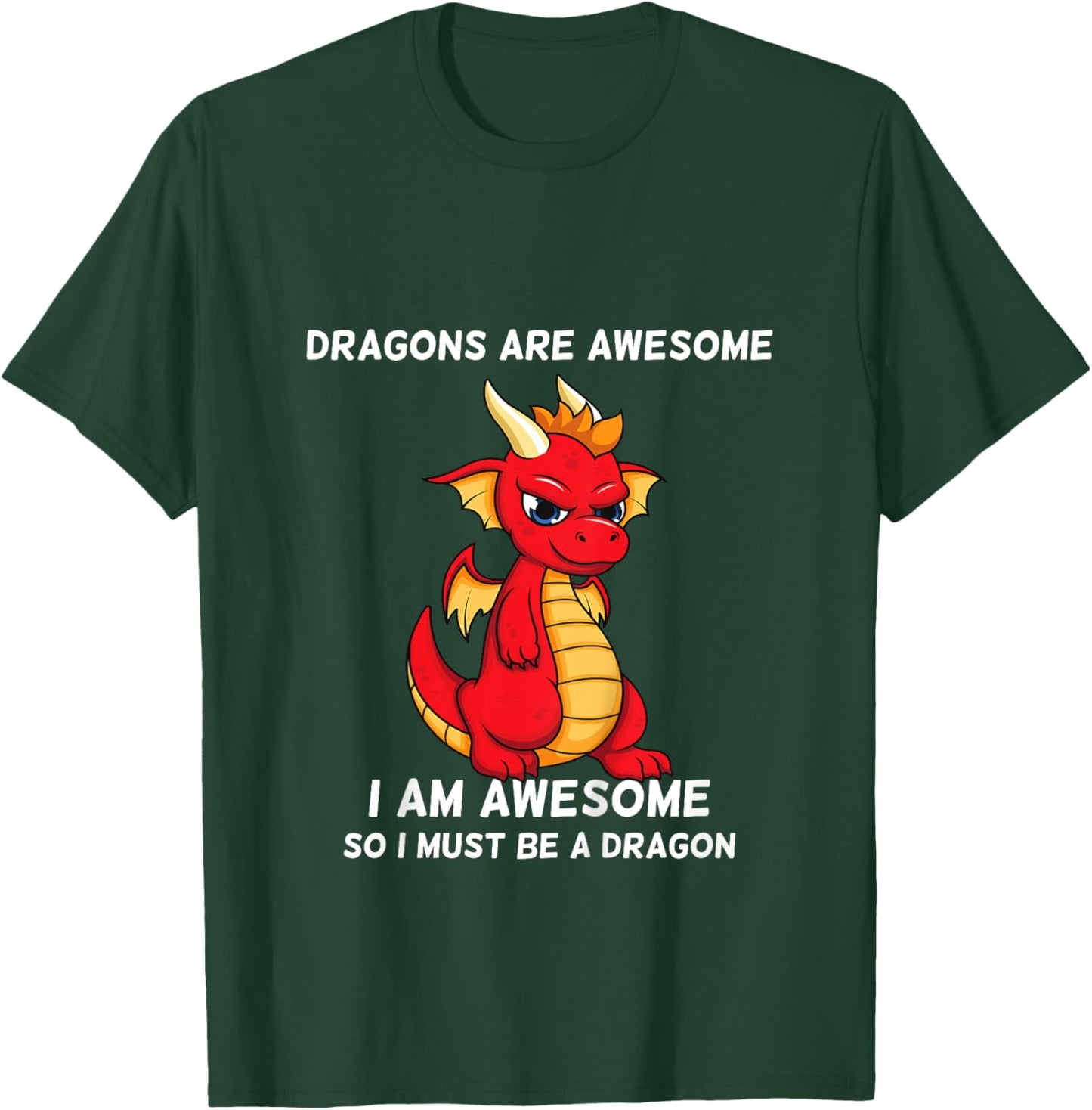 Dragons Are Awesome I'm a Dragon For Boys And Girls T-Shirt - T-Shirt | Forest