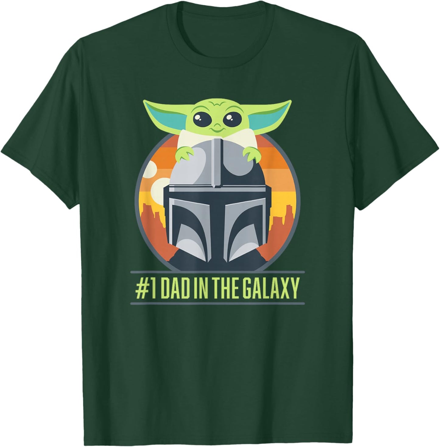 Star Wars: The Mandalorian Father's Day Number One Dad T-Shirt - T-Shirt | Forest
