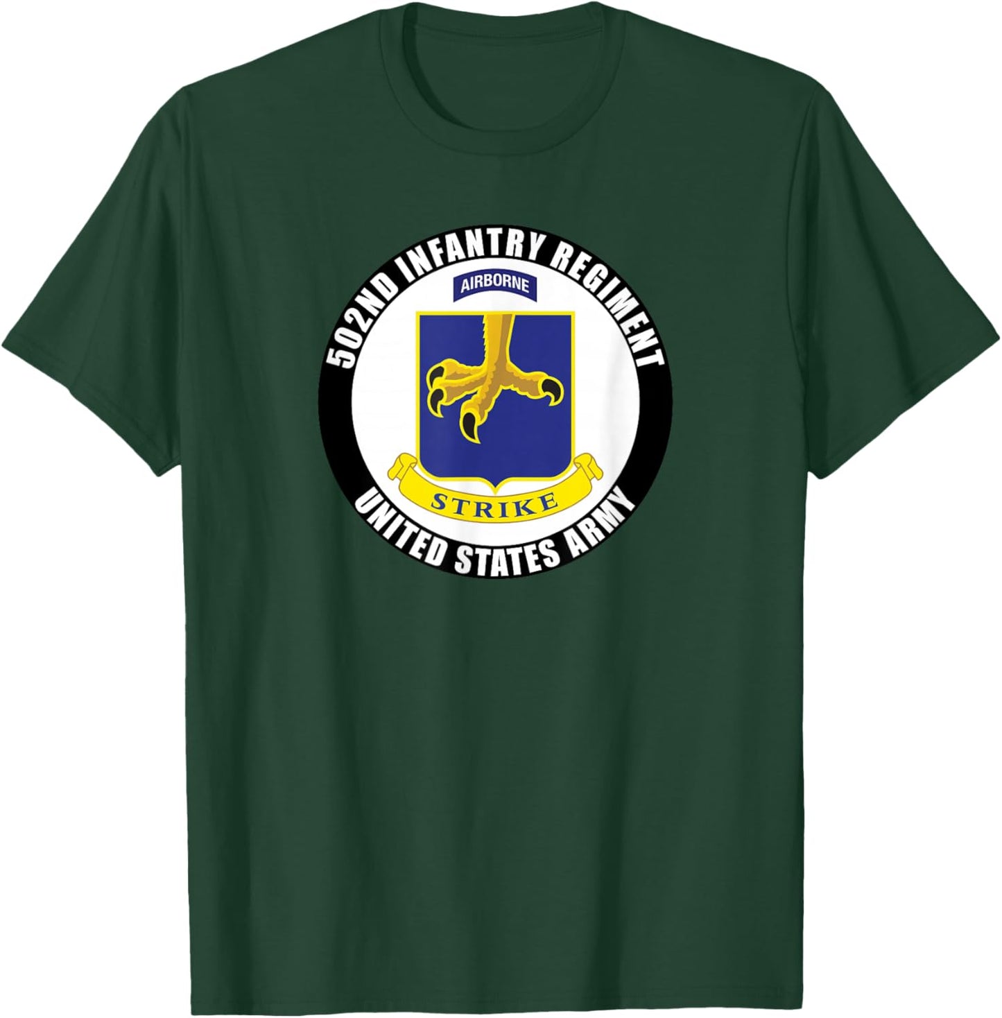 502nd Infantry Regiment United States Army Military Veteran T-Shirt - T-Shirt | Forest
