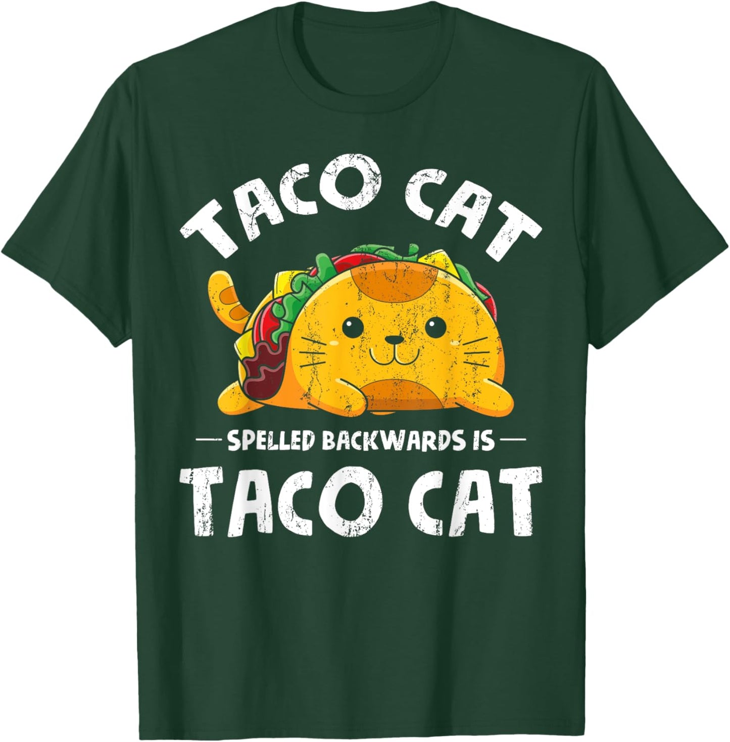 Mexican Tacos Funny Cat Animal Foodie Mexico Cuisine Taco T-Shirt - T-Shirt | Forest