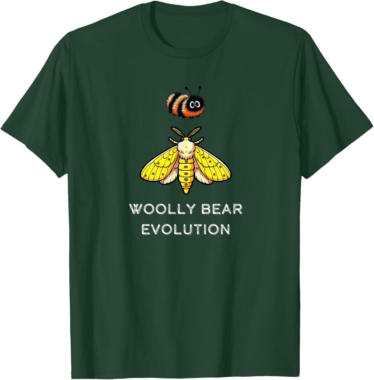 Woolly Bear Caterpillar Isabella Tiger Moth T-Shirt - T-Shirt | Forest