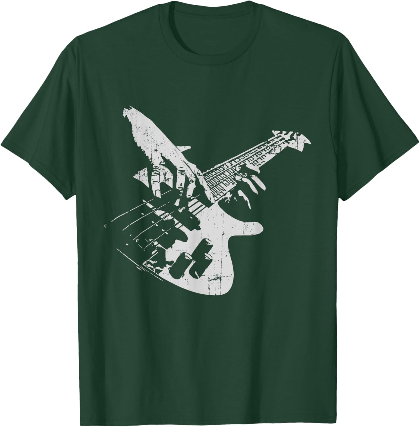Bass Guitar Vintage for Bassist T-Shirt - T-Shirt | Forest