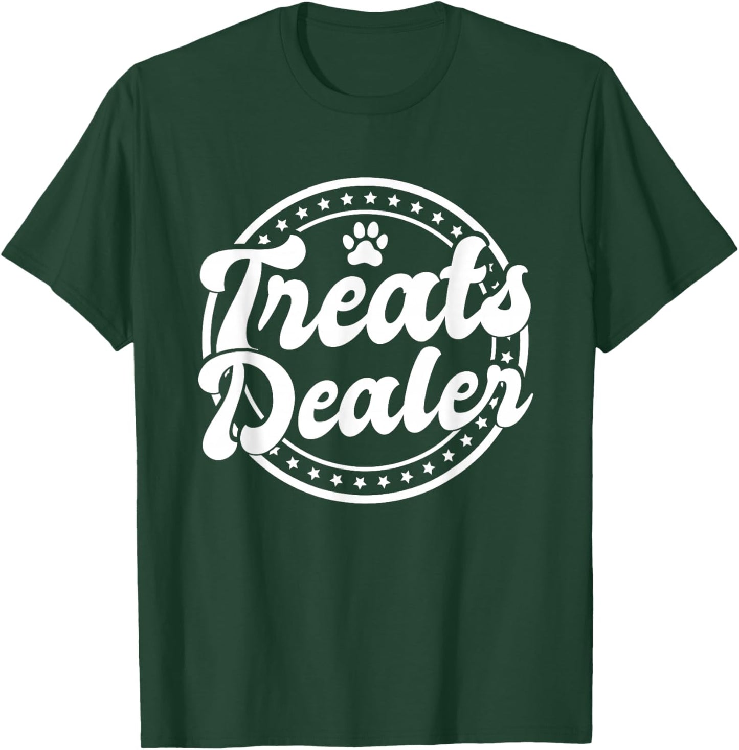 Leckerli Dealer - Animal Treats Dog Holder T-Shirt - T-Shirt | Forest