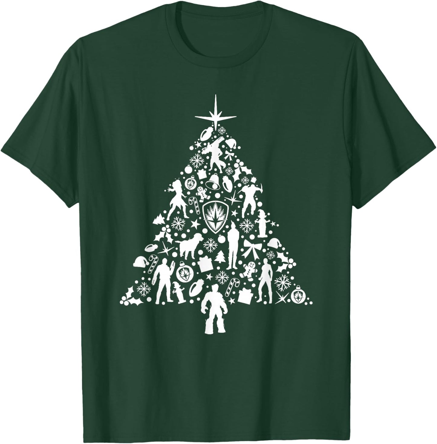 Marvel Guardians of The Galaxy Holiday Special Tree T-Shirt - T-Shirt | Forest