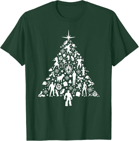 Marvel Guardians of The Galaxy Holiday Special Tree T-Shirt - T-Shirt | Forest