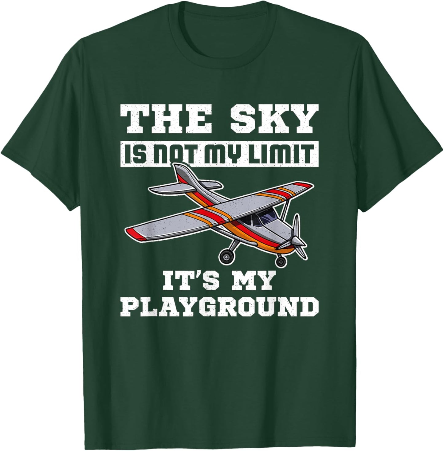 Modellflugzeug RC Plane Hobby Modellbauer T-Shirt - T-Shirt | Forest