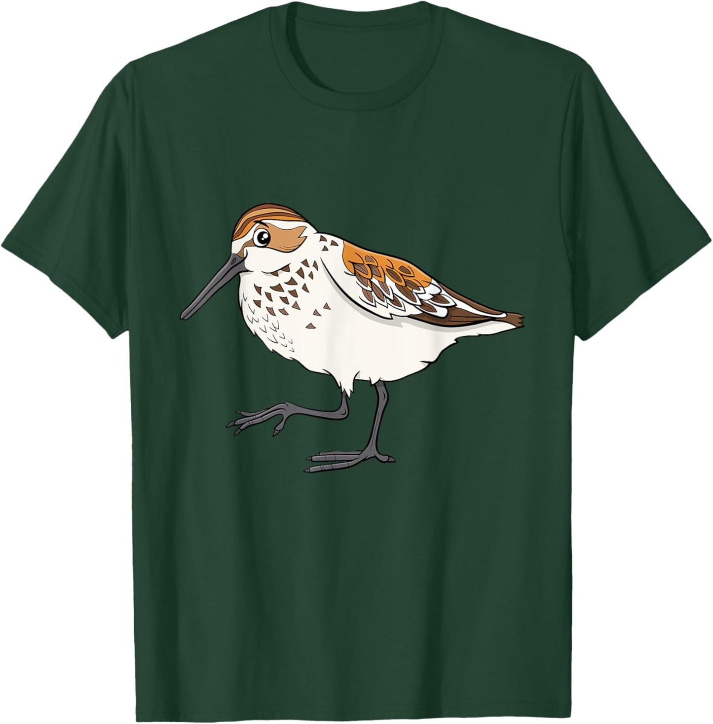 Sandpiper Art I Cute Sandpiper I Kids Sandpiper Bird T-Shirt - T-Shirt | Forest
