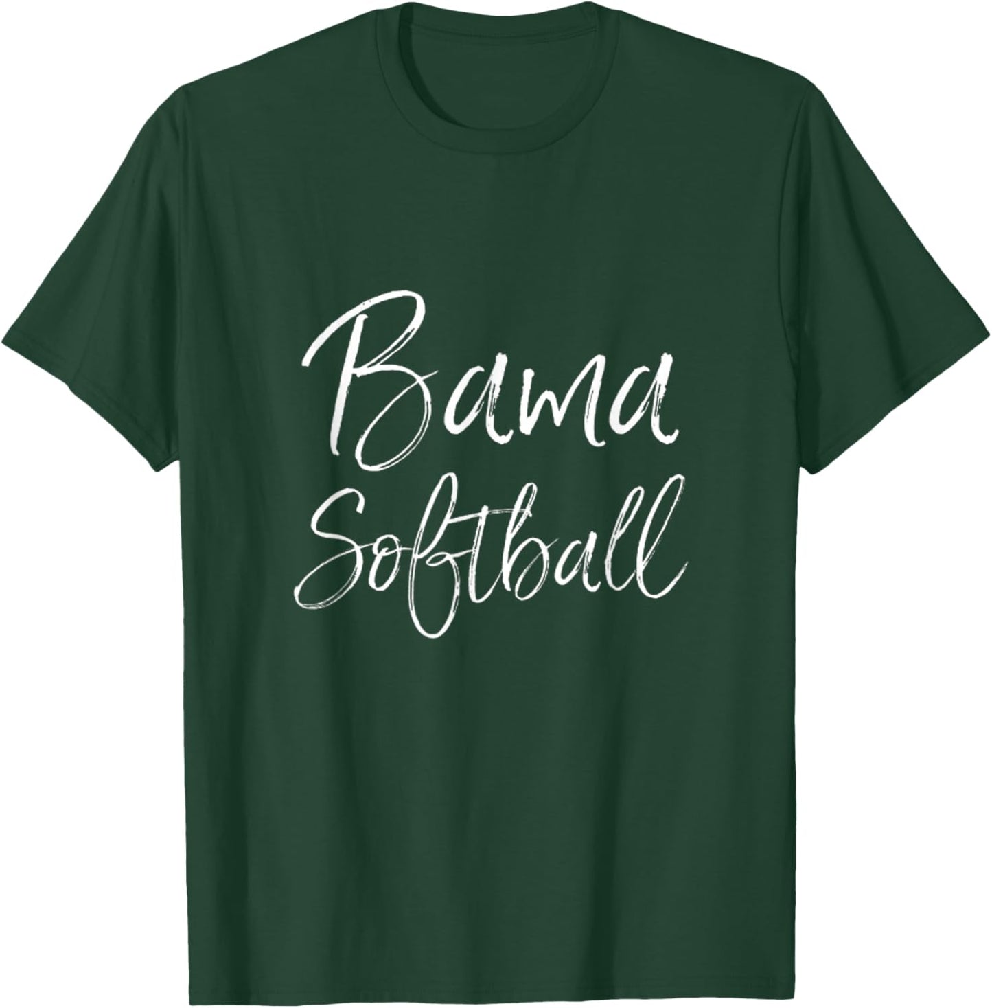 Bama Softball Alabama Southern Tuscaloosa Troy Mobile Shoals T-Shirt - T-Shirt | Forest