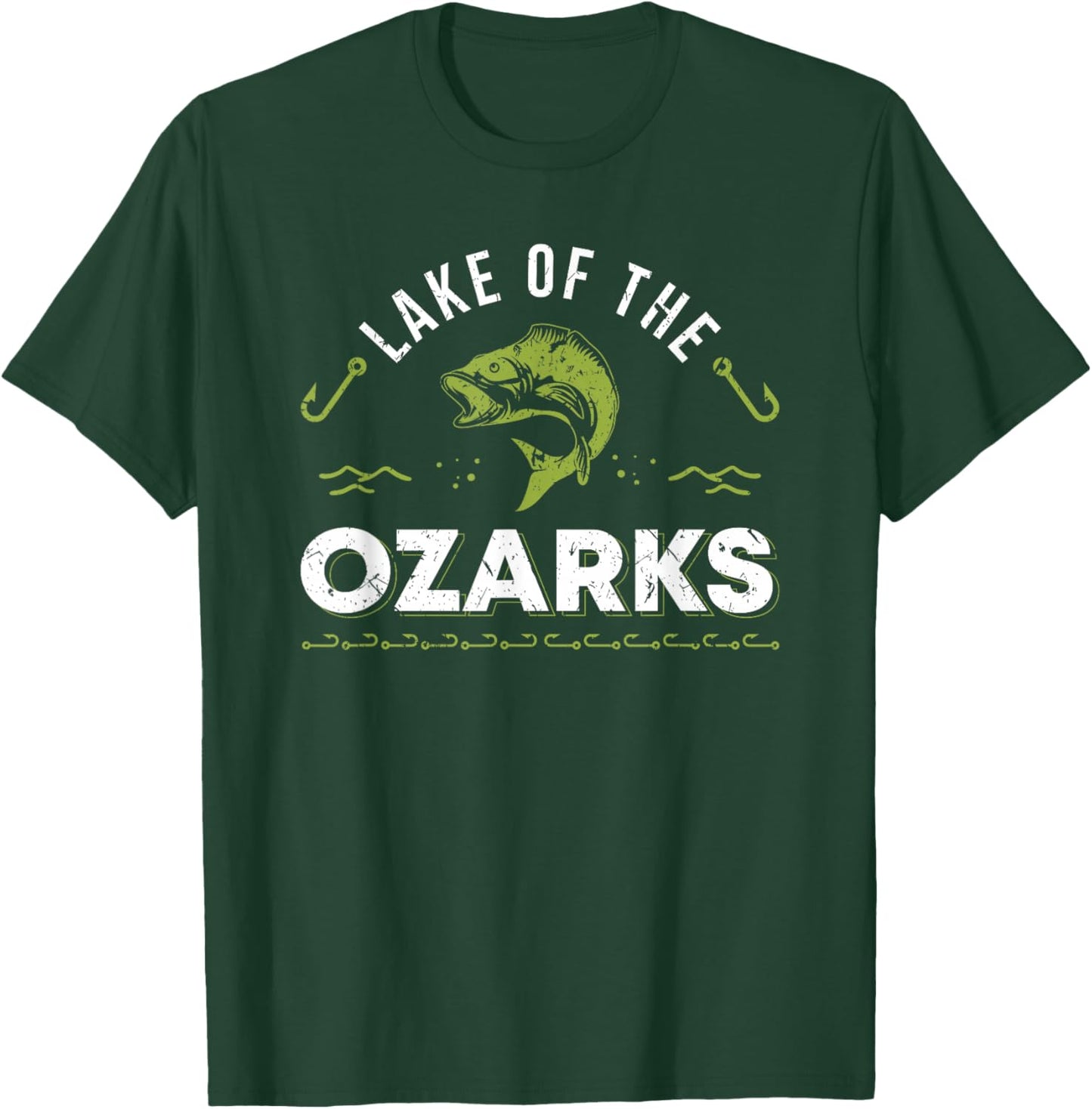 Lake of the Ozarks Missouri Fishing Family Vacation Souvenir T-Shirt - T-Shirt | Forest