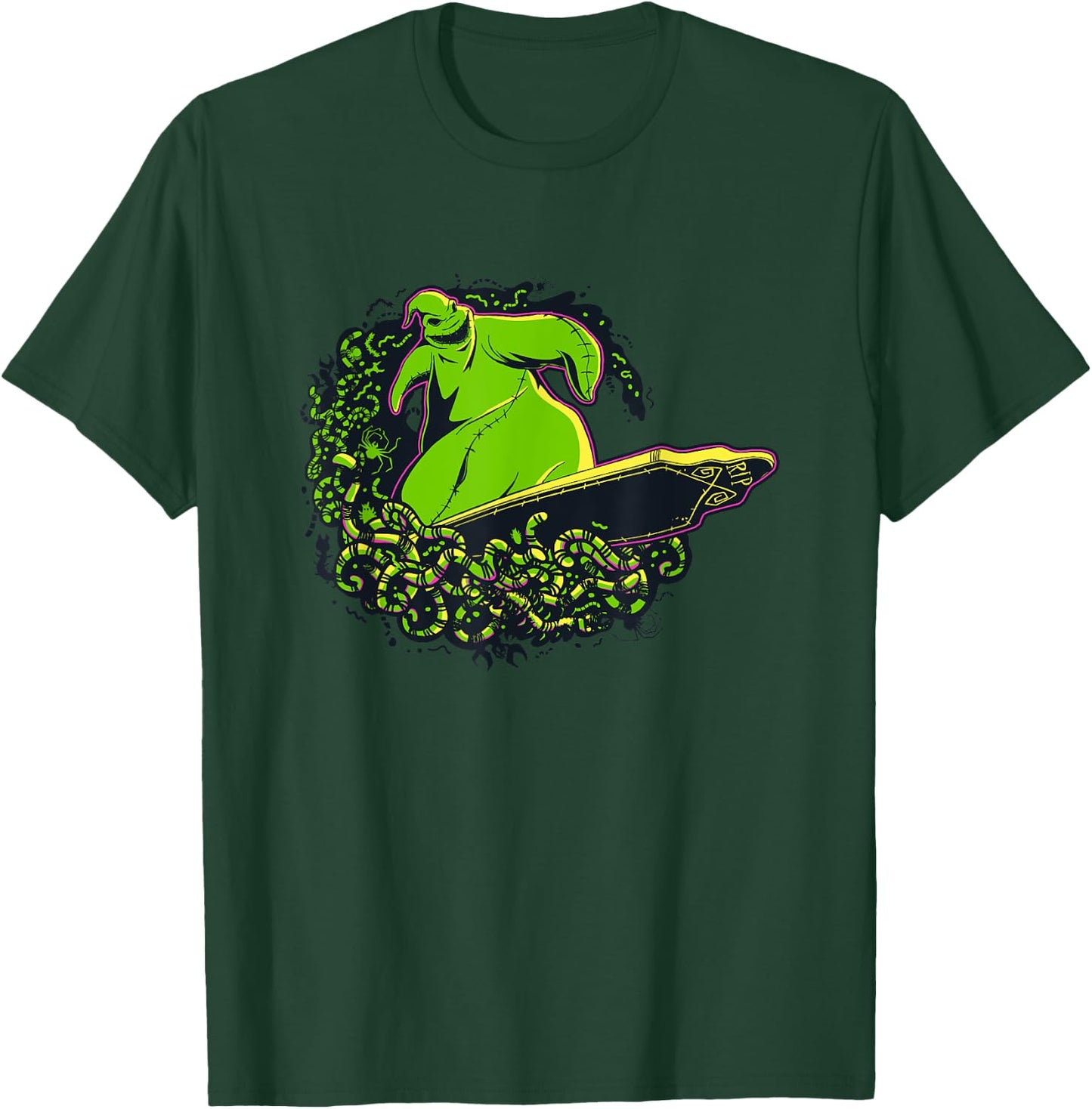 Disney The Nightmare Before Christmas Oogie Boogie Surfing T-Shirt - T-Shirt | Forest