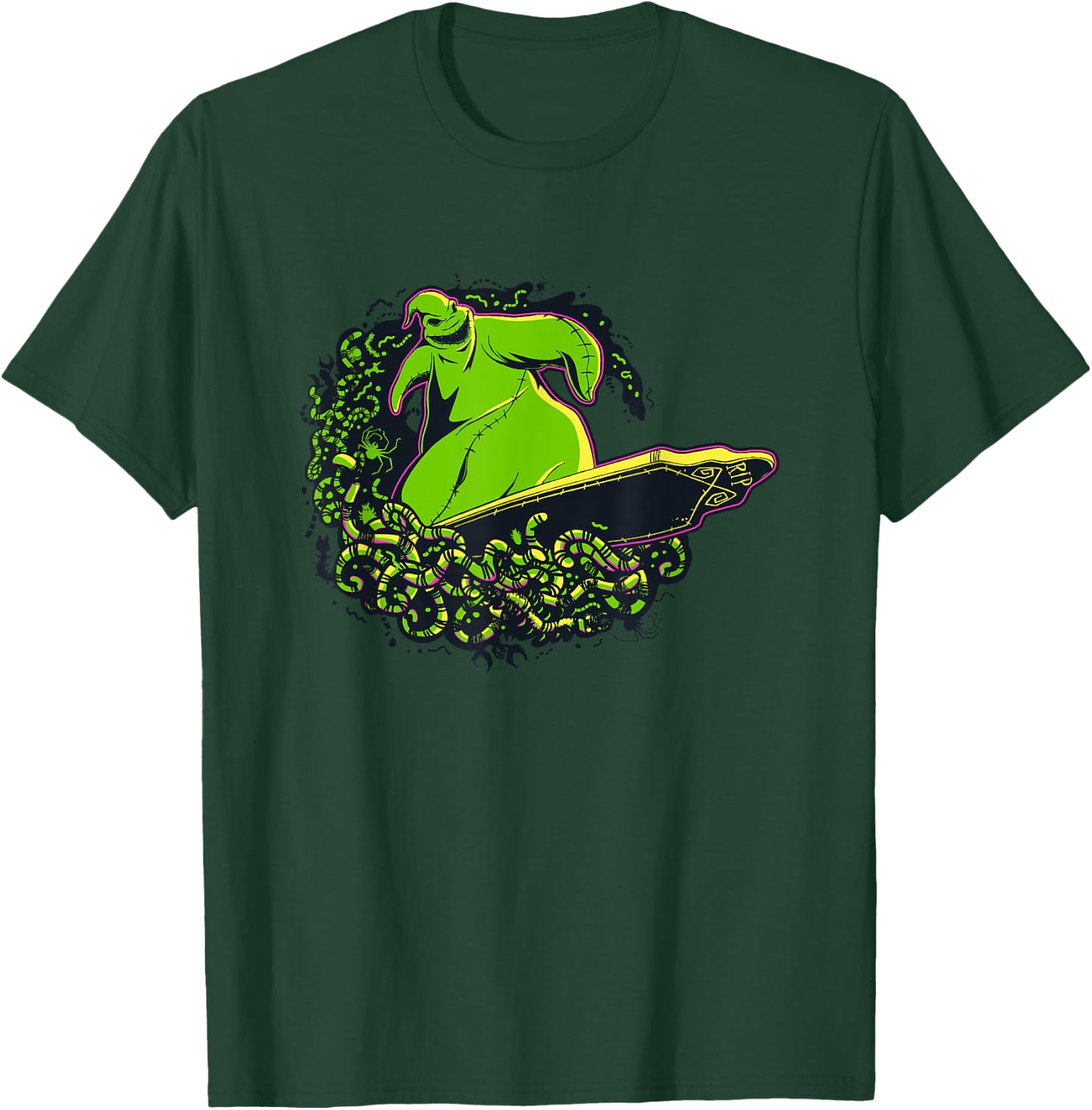 Disney The Nightmare Before Christmas Oogie Boogie Surfing T-Shirt - T-Shirt | Forest
