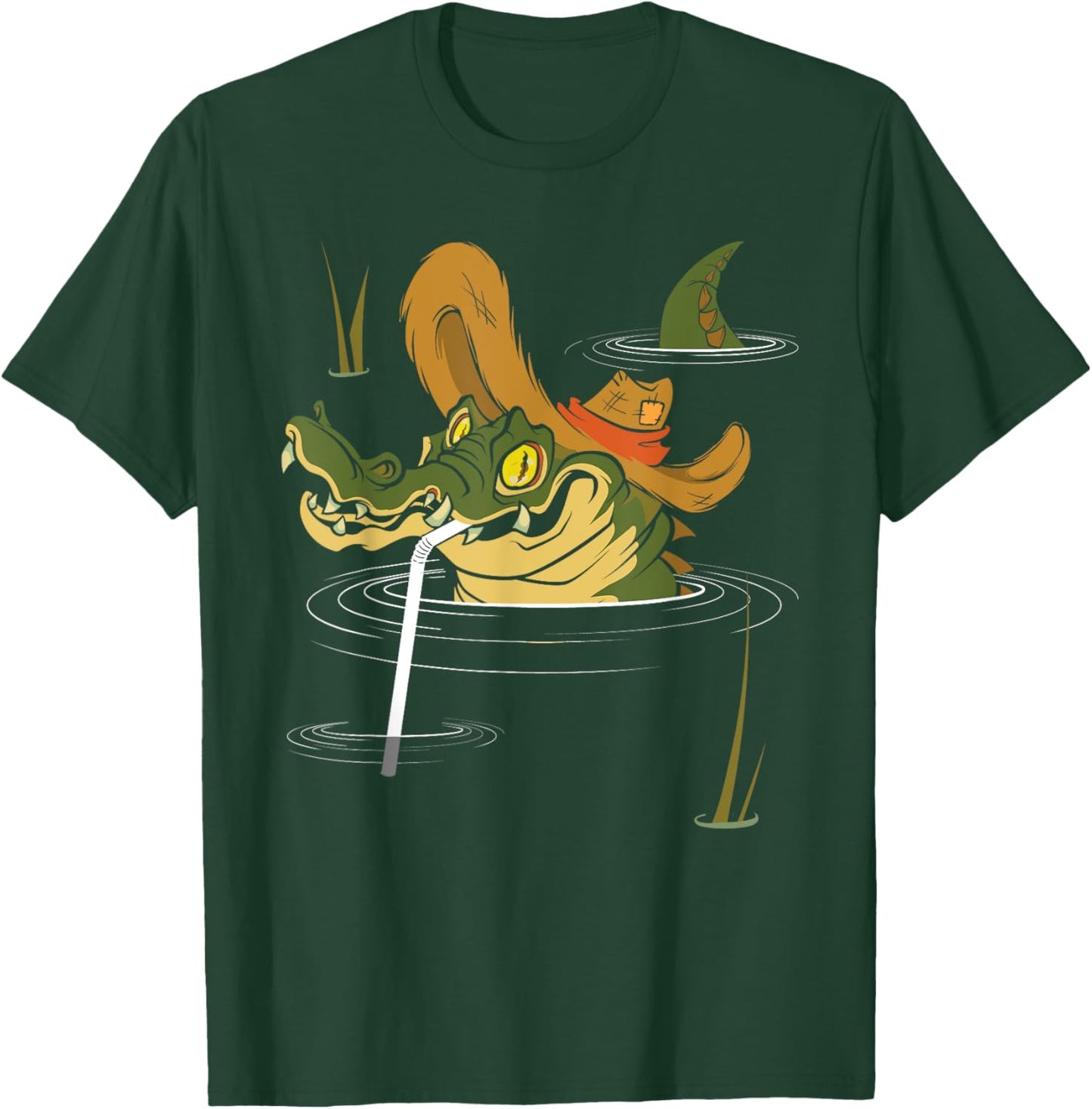 Swamp Water - Alligator Gator Crocodile Zoo Animal Lover T-Shirt - T-Shirt | Forest