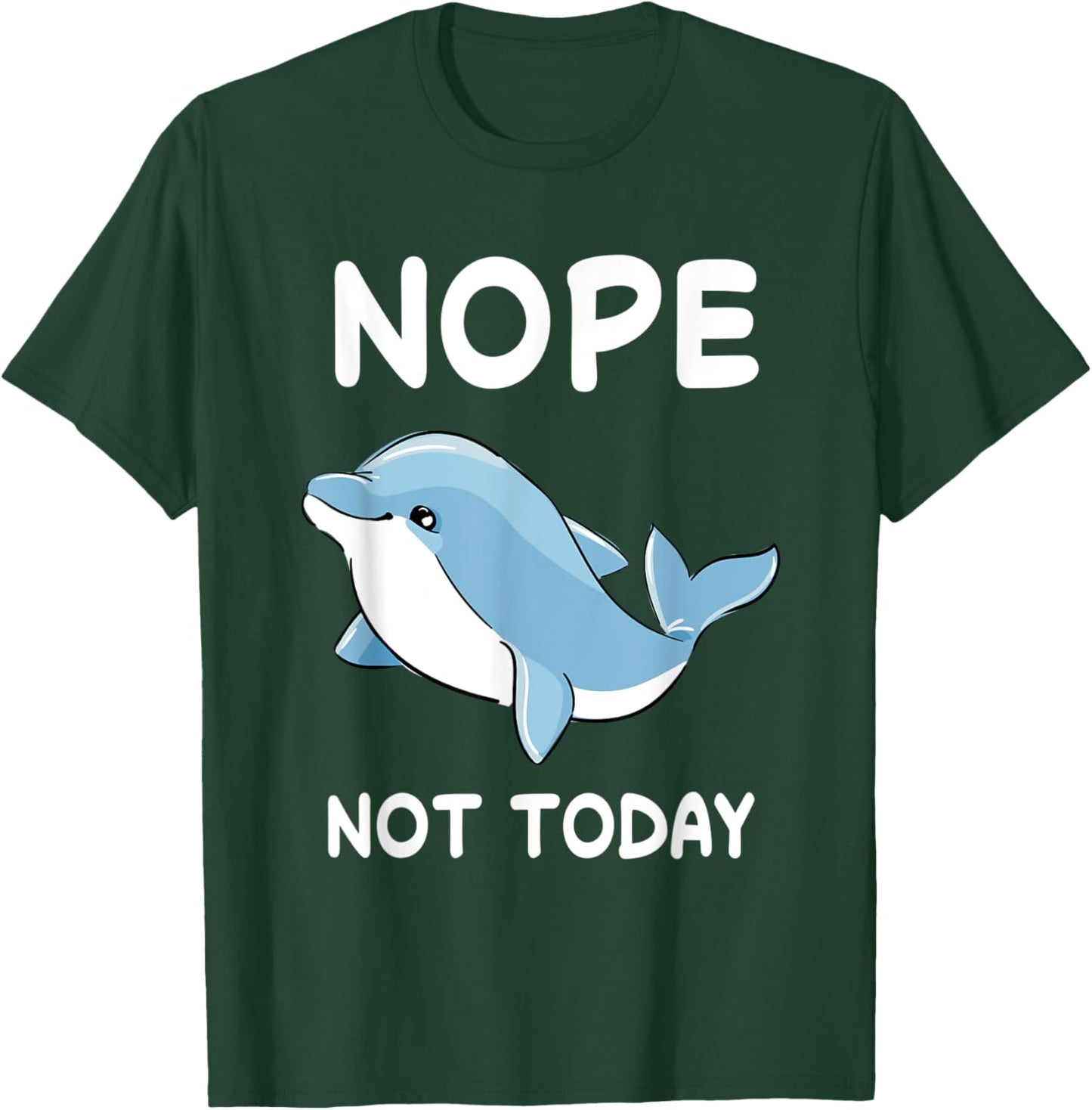 Dolphin Nap Sleeping Pajama Nightgown T-Shirt - T-Shirt | Forest