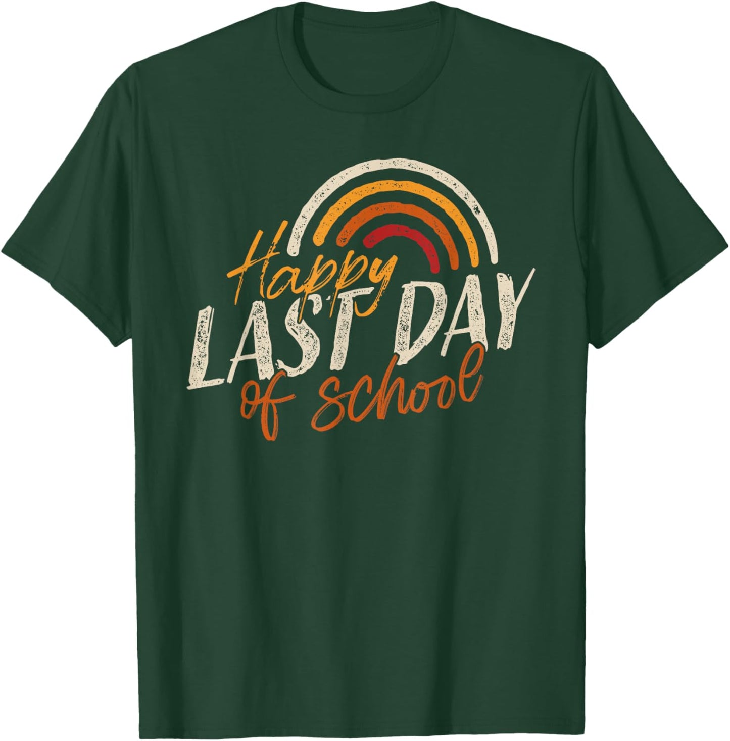 Last Day of School Shirt for Teacher Kids Student Graduation T-Shirt - T-Shirt | Forest
