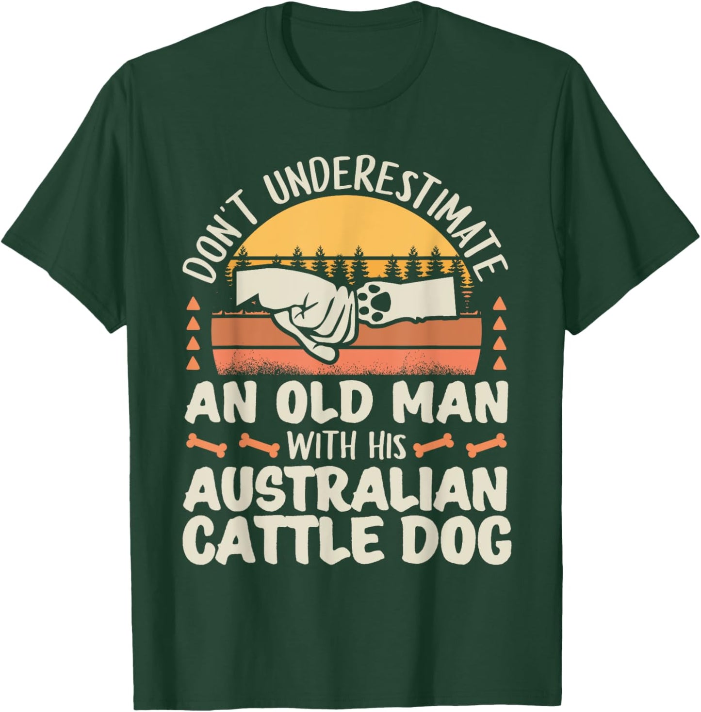 Australian Cattle Dog Shirt Men Women Dog Mom Dog Lover T-Shirt - T-Shirt | Forest